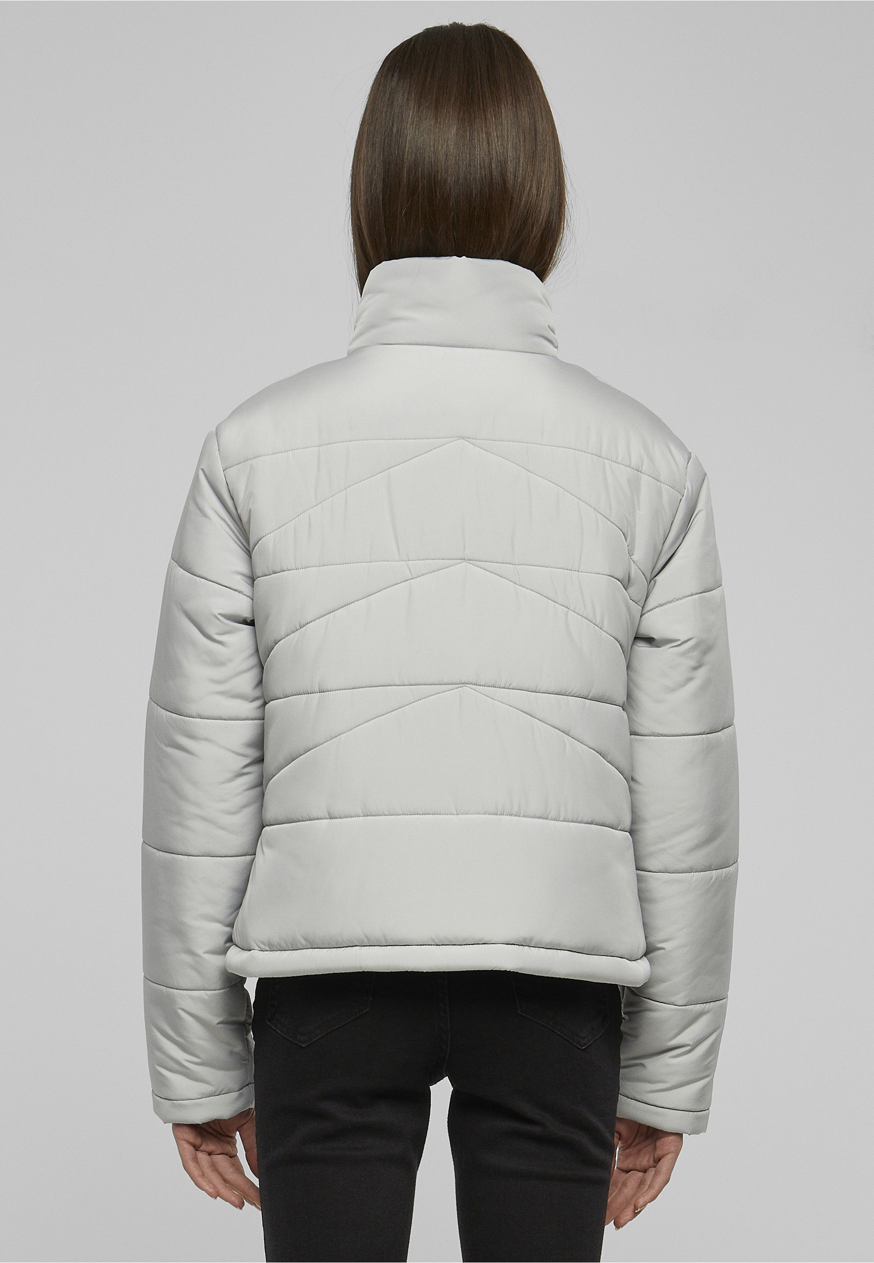 URBAN CLASSICS Allwetterjacke »Urban Classics Damen Ladies Arrow Puffer Jacket« 1 Stk. tlg. ohne Kapuze