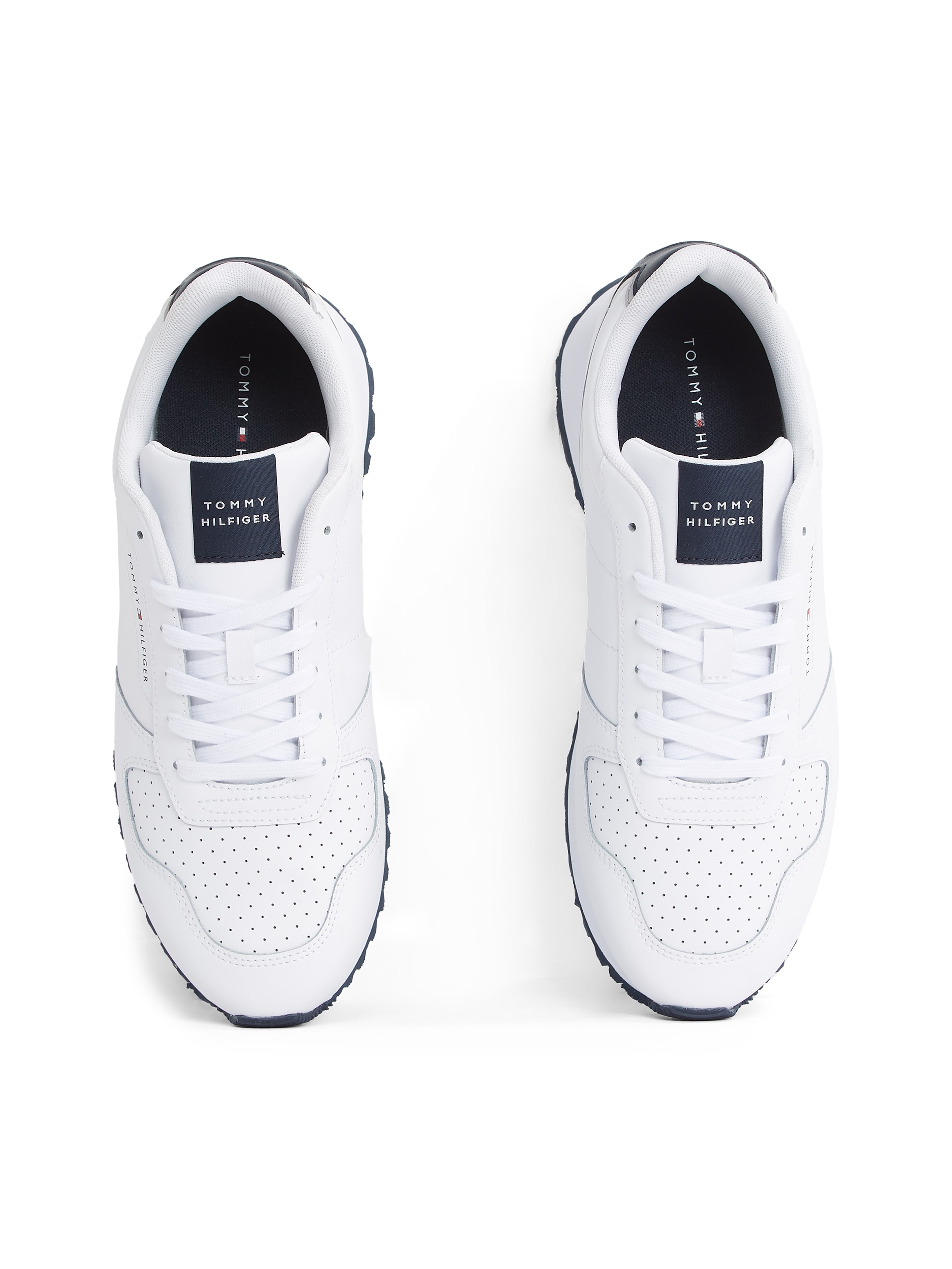 Tommy Hilfiger Sneaker »NEW RUNNER EVA MIX LTH FLAG«, Freizeitschuh, Halbschuh, Schnürschuh mit Logoschriftzug