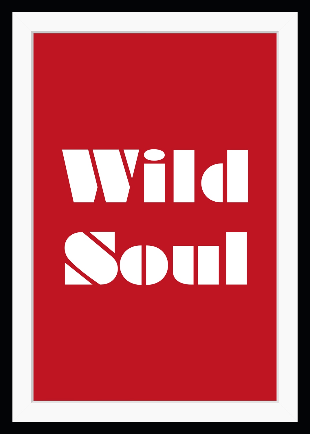 queence Bild "Wild Soul", Sprüche & Texte-Schriftzug-Schriftzüge, HD Premiu günstig online kaufen