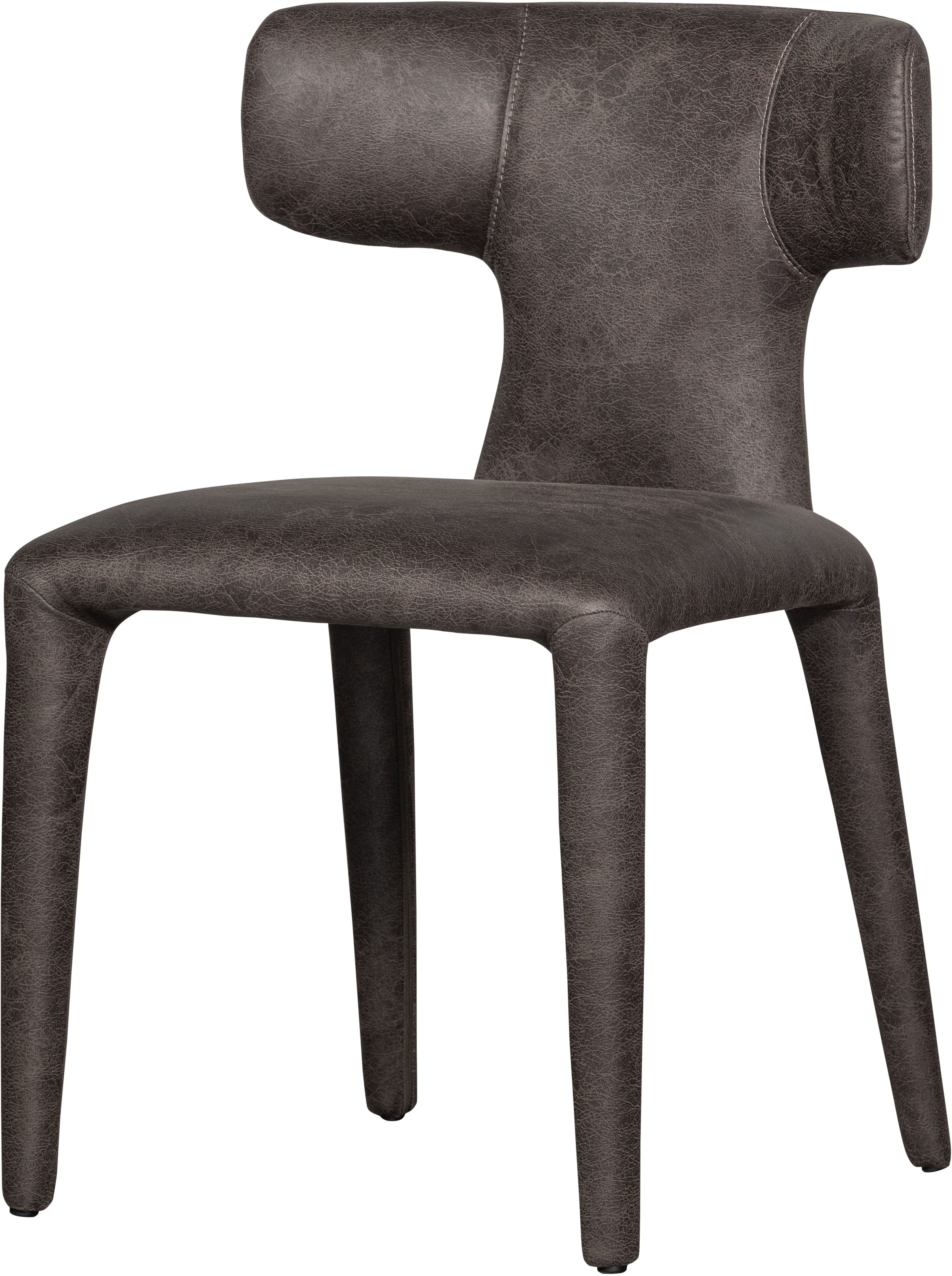 WOOOD Esszimmerstuhl "Permit aus Kunstleder komplett gepolstert H 78 x B 52 cm" (Set) 2 Stk.4-Fuß-Gestell, gepolstert, H 78 cm x B 52 cm