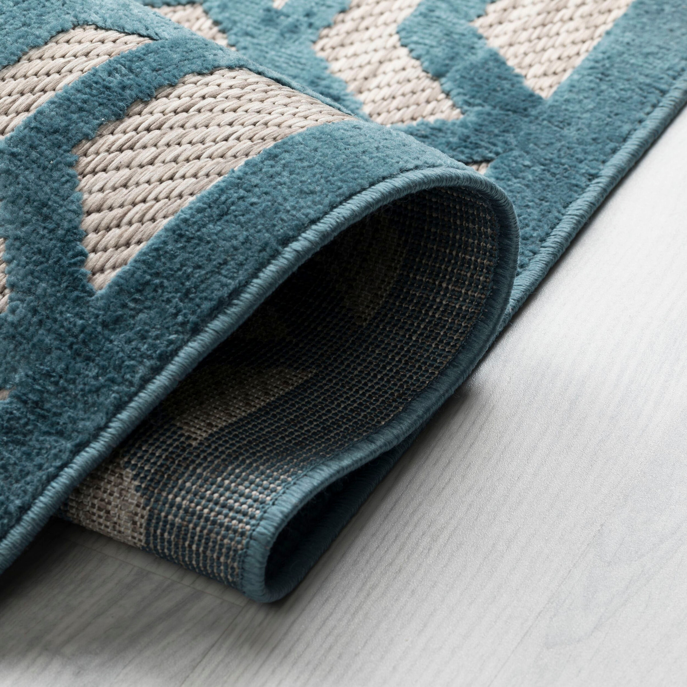 FLAIR RUGS Läufer »Oro«, rechteckig, 4 mm Höhe, fußbodenheizungsgeeignet, samtartiger Flor,gemustert, Läufer