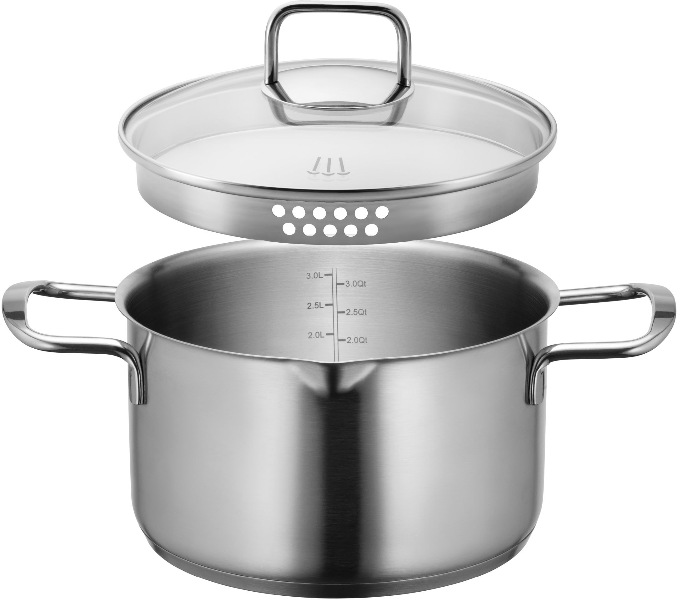 MÄSER Bratentopf "Kochtopf Sanvito, Edelstahl" Set, Topf inkl. Deckel, 1 St günstig online kaufen