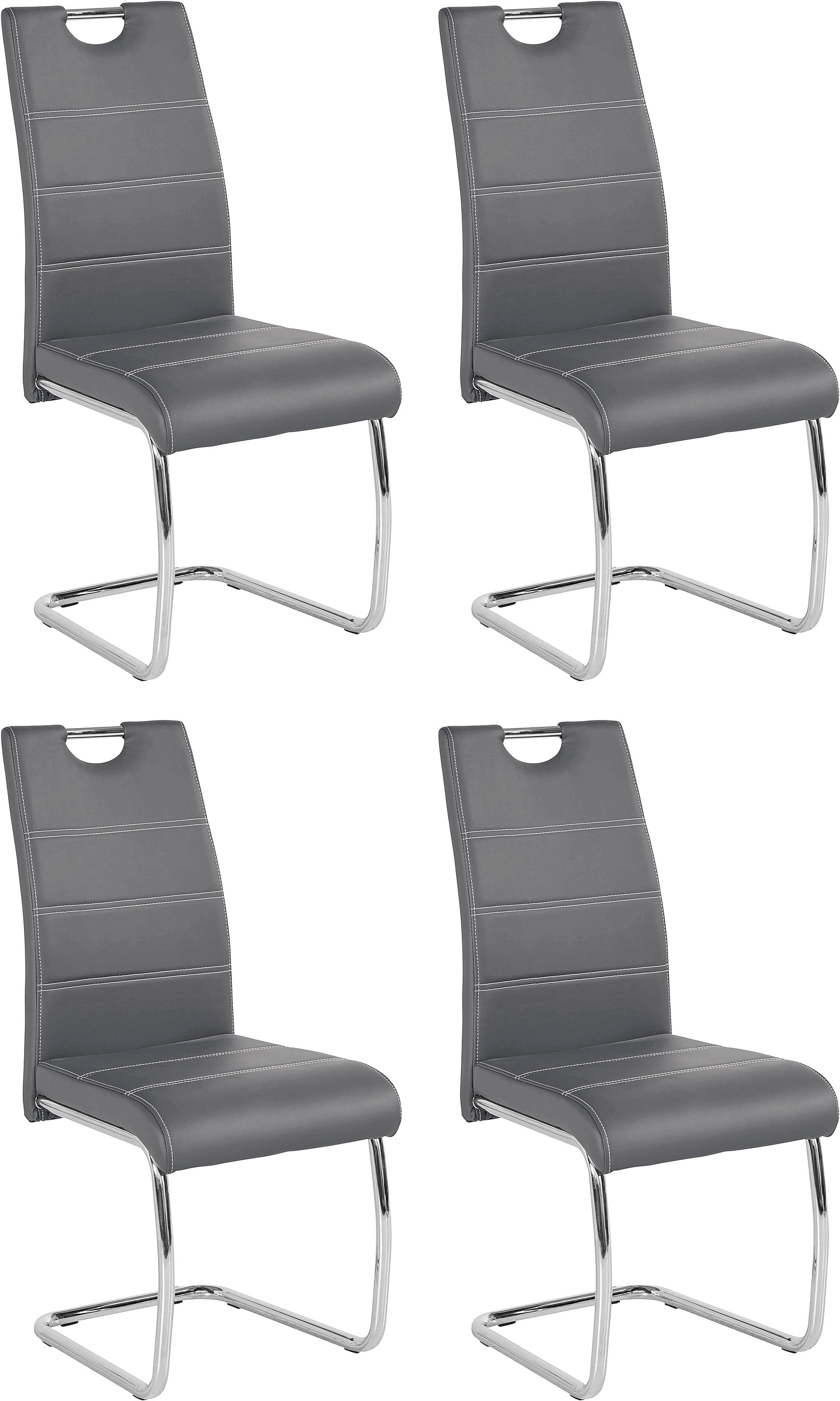 HELA Freischwinger "Flora, Esszimmerstühle" (Set) 4 Stk.Schwingstuhl Set: 1 günstig online kaufen