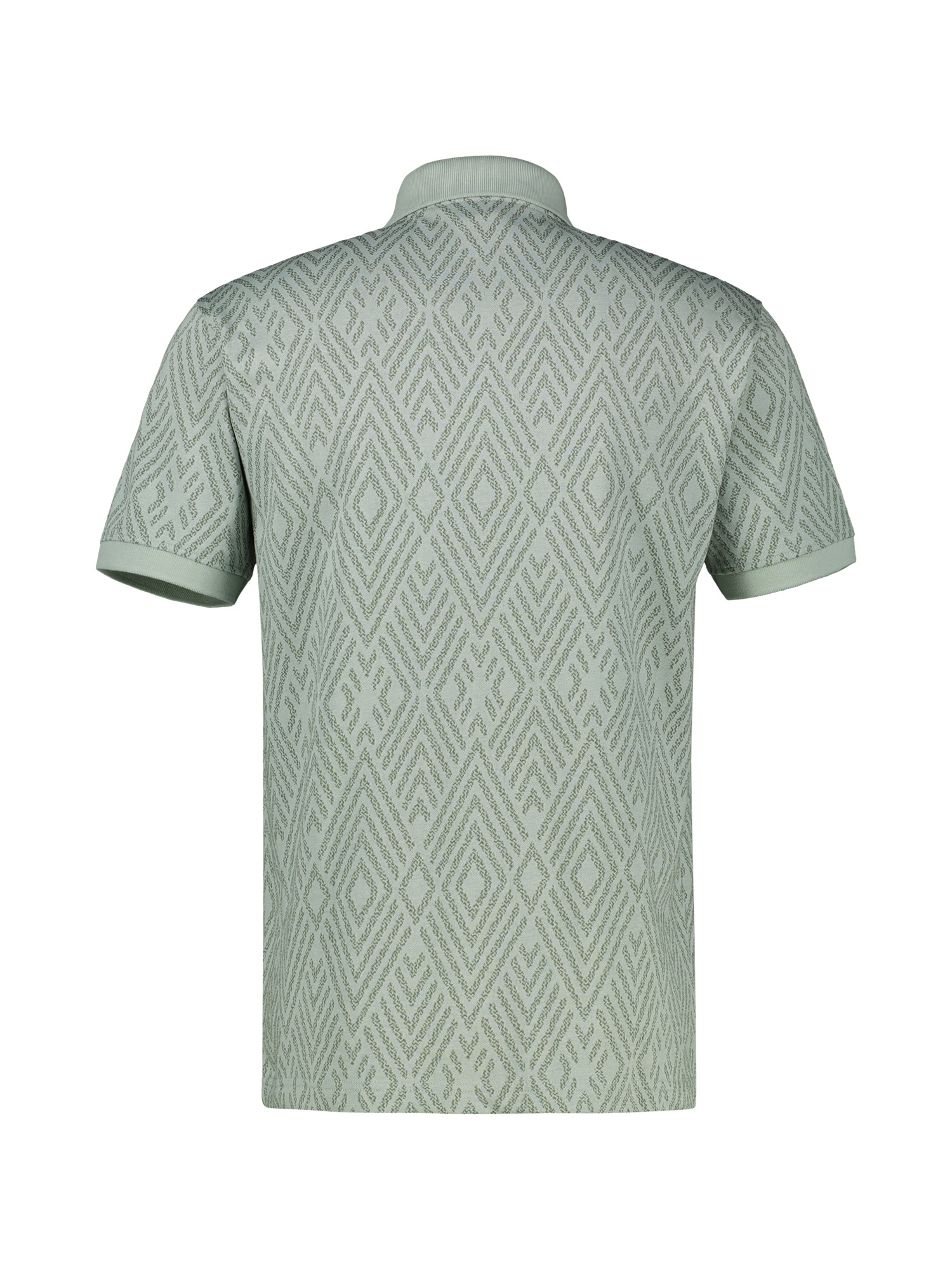 LERROS Poloshirt »Poloshirt mit rautenförmigem Jaquard-Muster in 2-Tone-Optik«