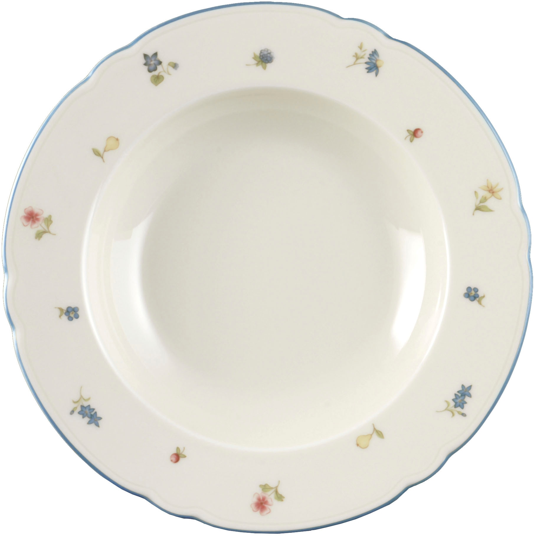 Seltmann Weiden Kombiservice »Geschirr-Set, Service Marie-Luise Streublume«, (Set, 30 tlg.), Teller, Tasse, Untertasse, Made in Germany, 30 Teile, für 6 Personen