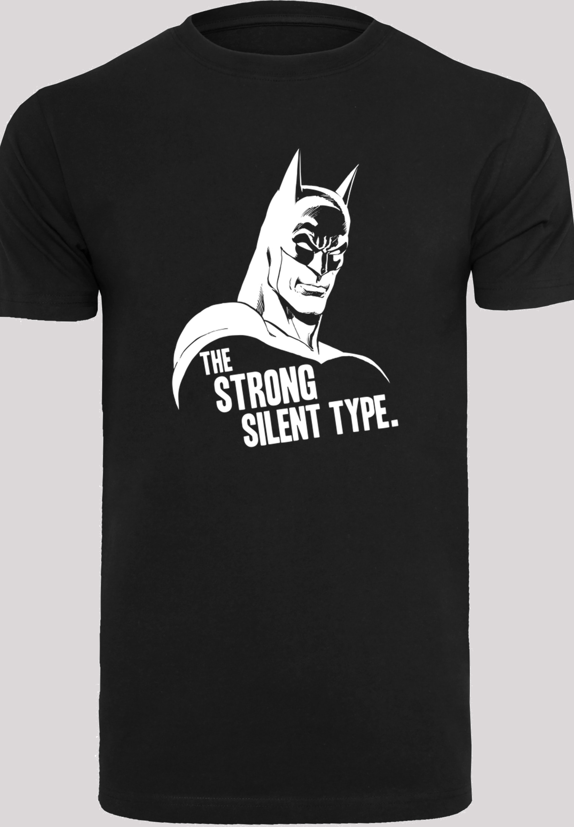 F4NT4STIC Kurzarmshirt "F4NT4STIC Herren Batman Strong Silent with T-Shirt günstig online kaufen