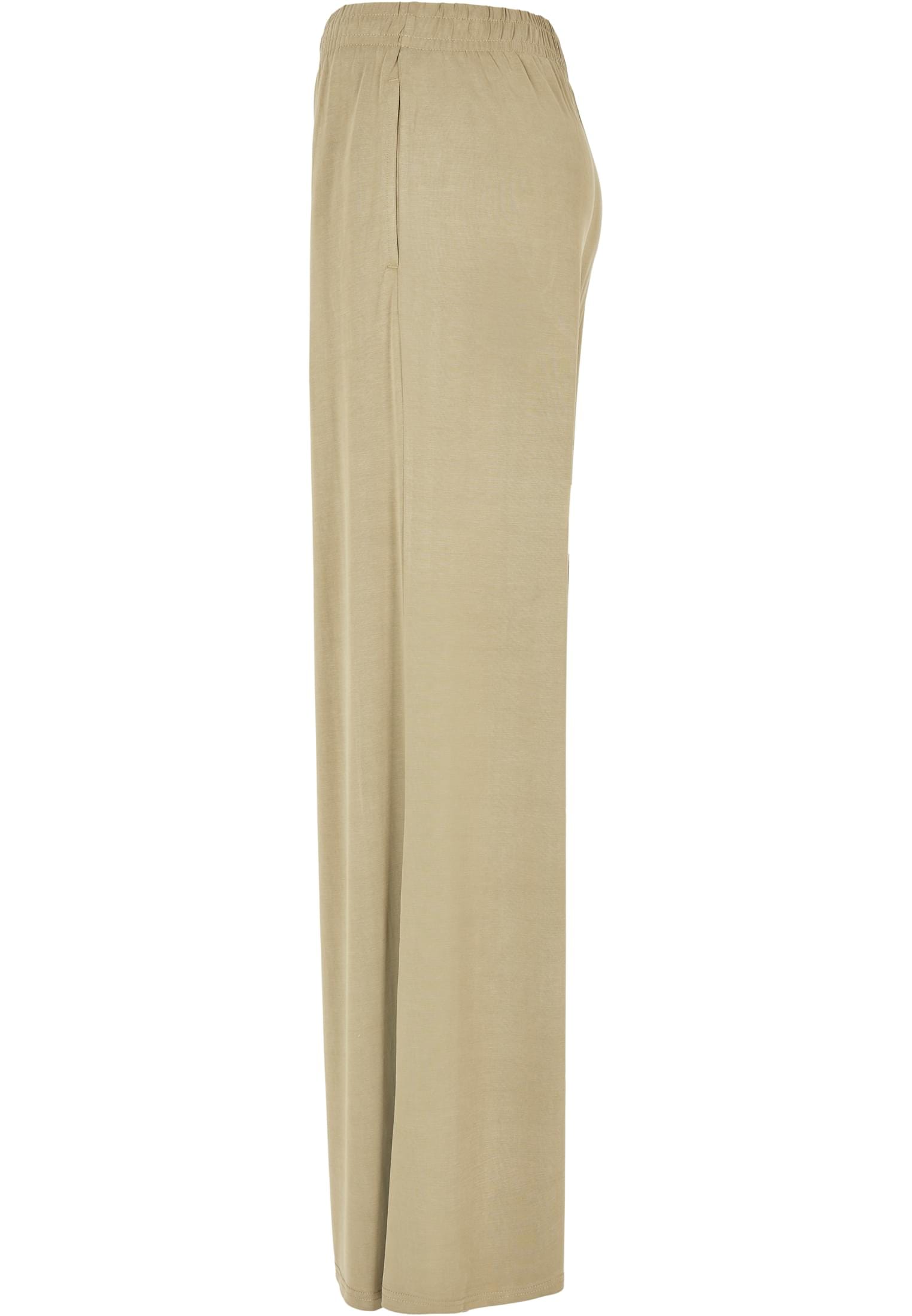 URBAN CLASSICS Stoffhose »Urban Classics Damen Ladies Modal Wide Leg Pants«, (1 tlg.)