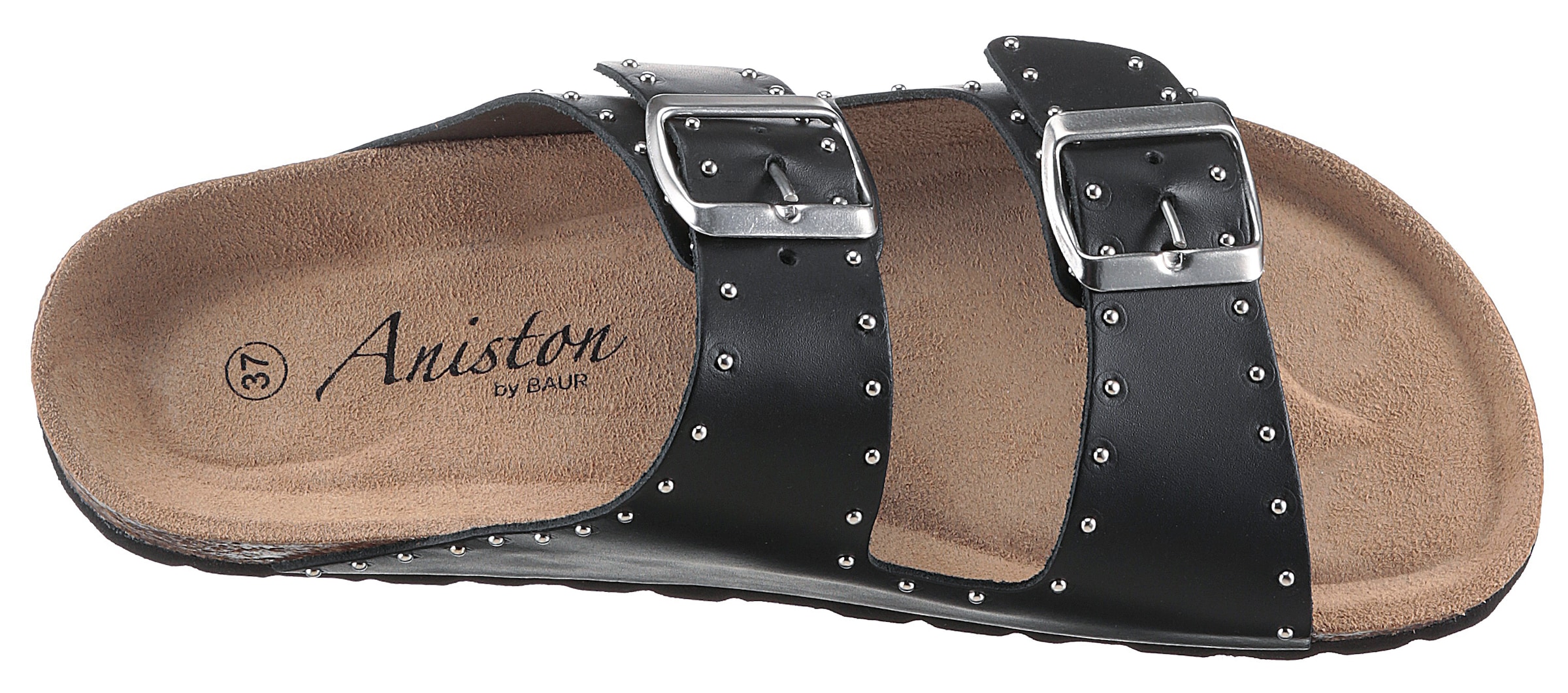 Aniston SHOES Pantolette, Sommerschuh, Strandschuh, Nieten - NEUE KOLLEKTION