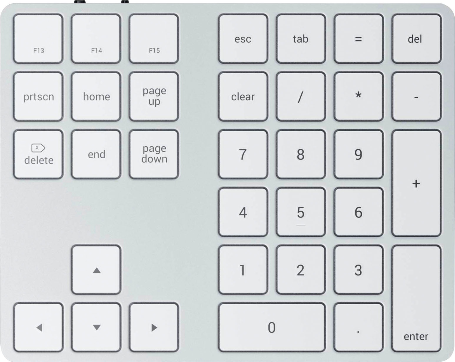 Satechi Tastatur »Bluetooth Extended Keypad«, (Funktionstasten-Ziffernblock)