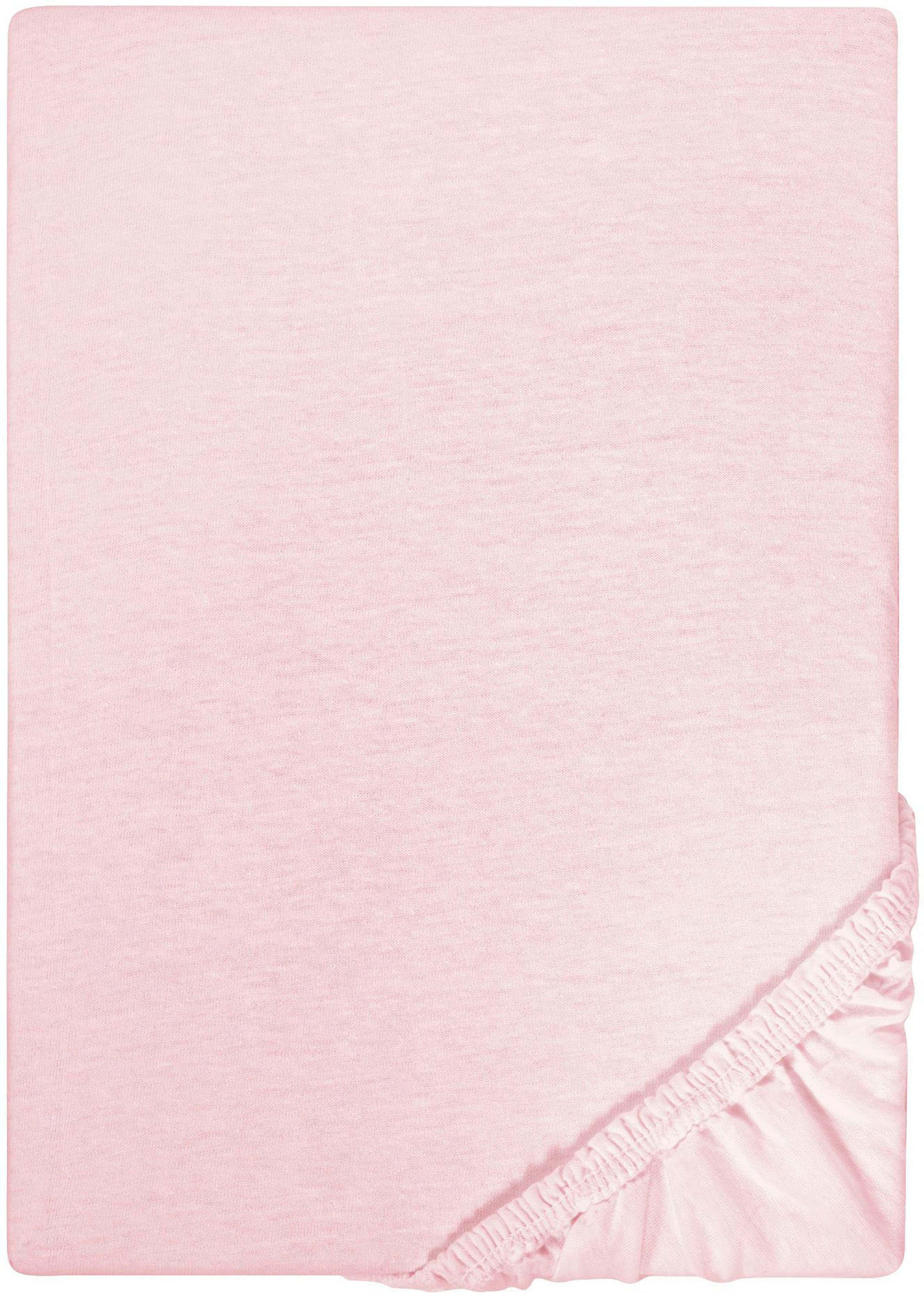 Biberna Spannbettlaken "Leila" Bettlaken aus 100% Baumwolle, für Matratzenhöhen bis 22 cm