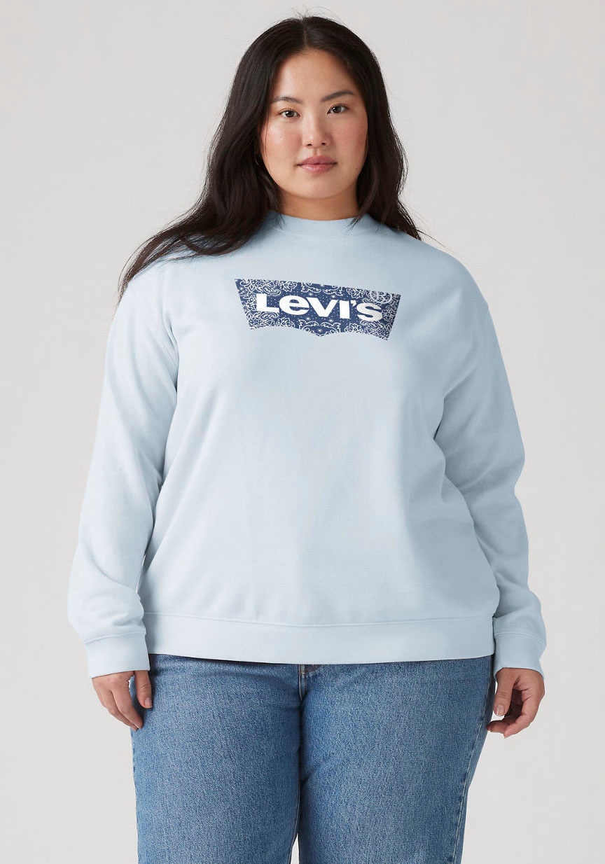 Levis Plus Sweatshirt "PL GR EVERYDAY CREW", mit Batwing-Logo mit Rosenprin günstig online kaufen