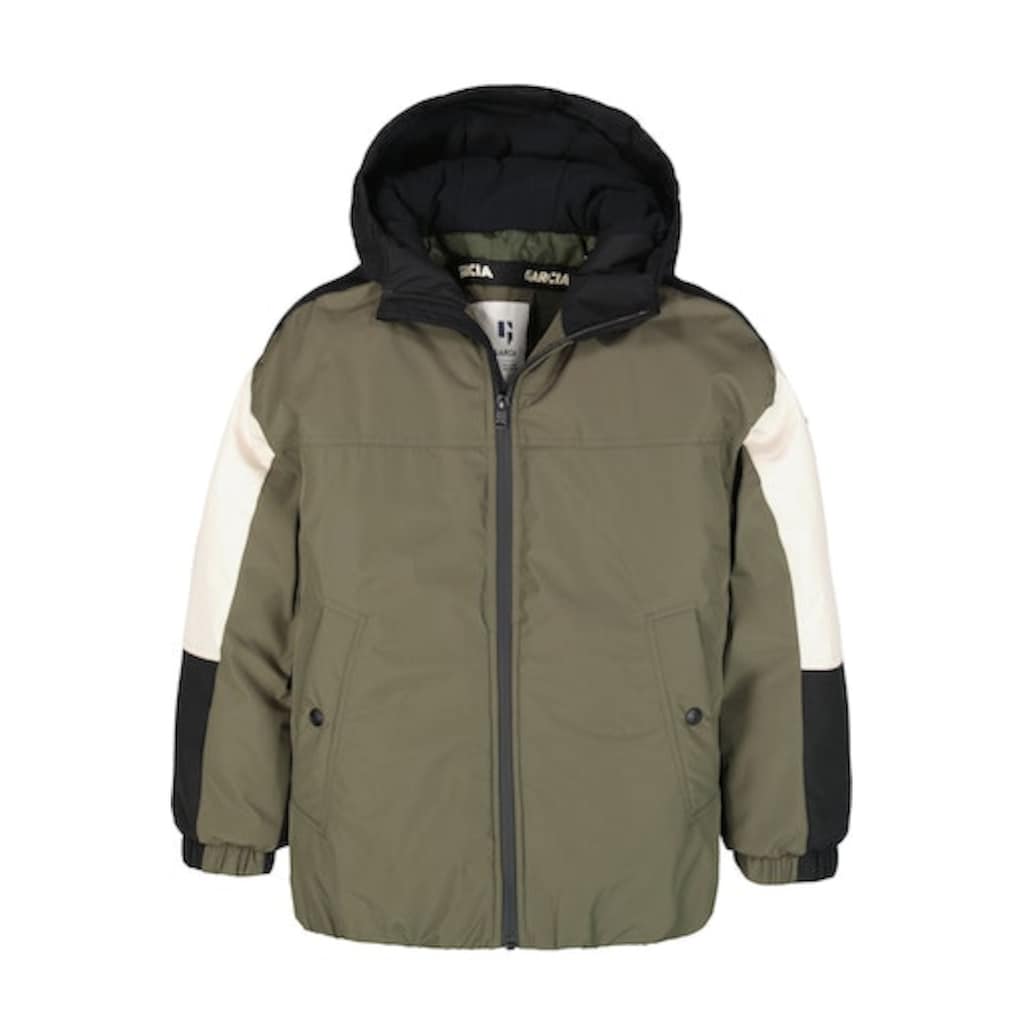 Garcia Allwetterjacke, mit Kapuze, in Colorblocking-Optik