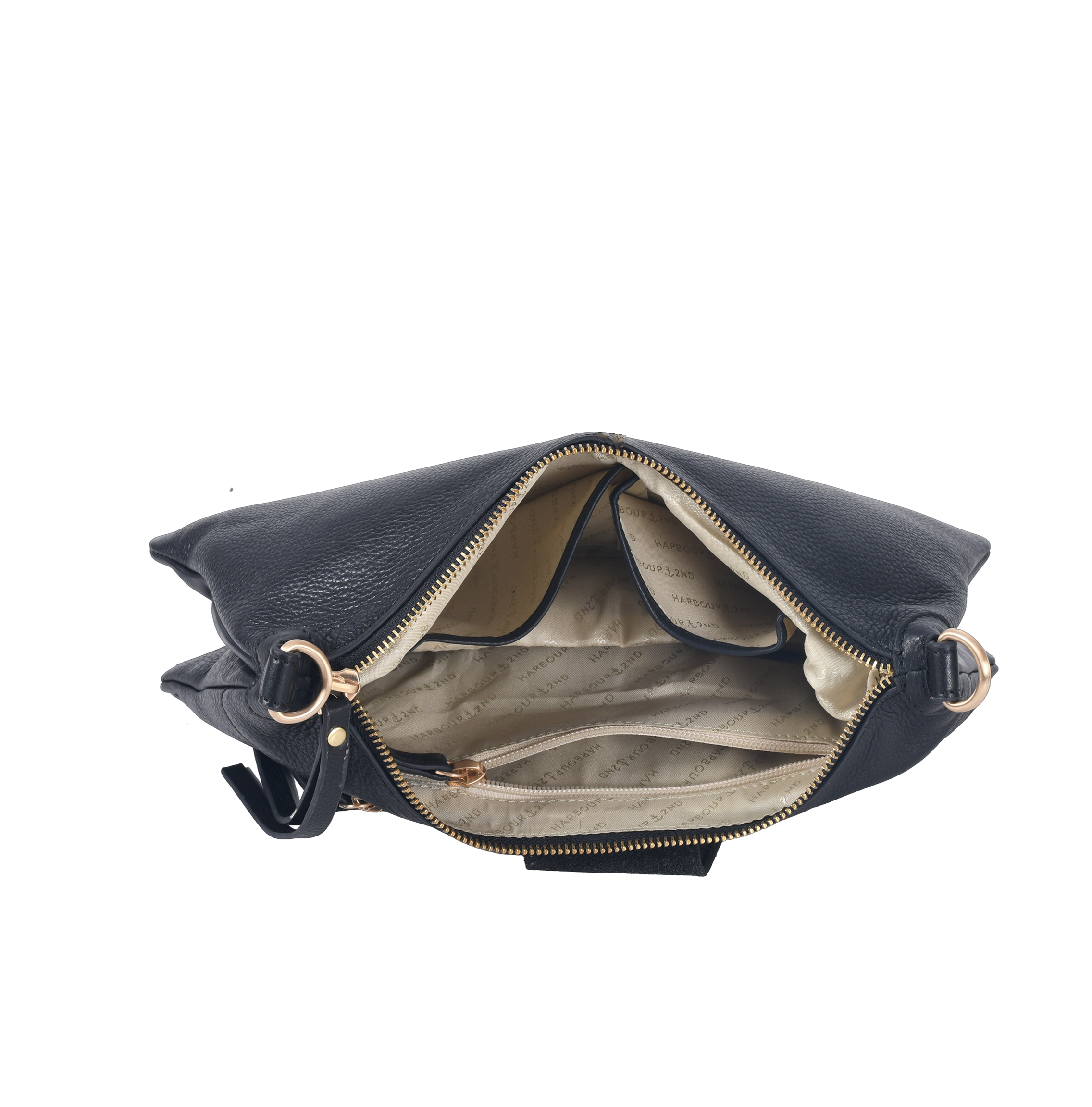 HARBOUR 2nd Schultertasche »Ilaria« Handtasche, Abendtasche mit Reißverschlussfach auf der Rückseite