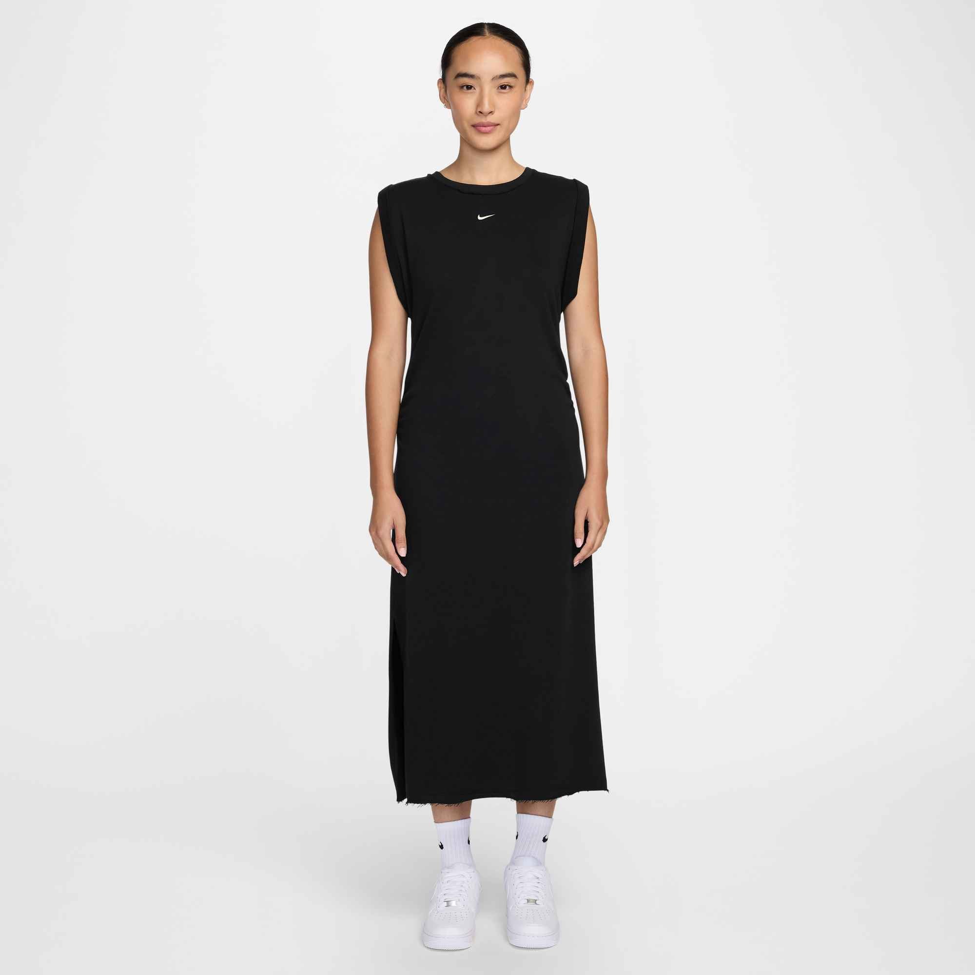 Nike Sportswear Shirtkleid »W NSW NK CHLL FT DRESS« für sportliche Anlässe, aus French Terry, sportlicher Stil