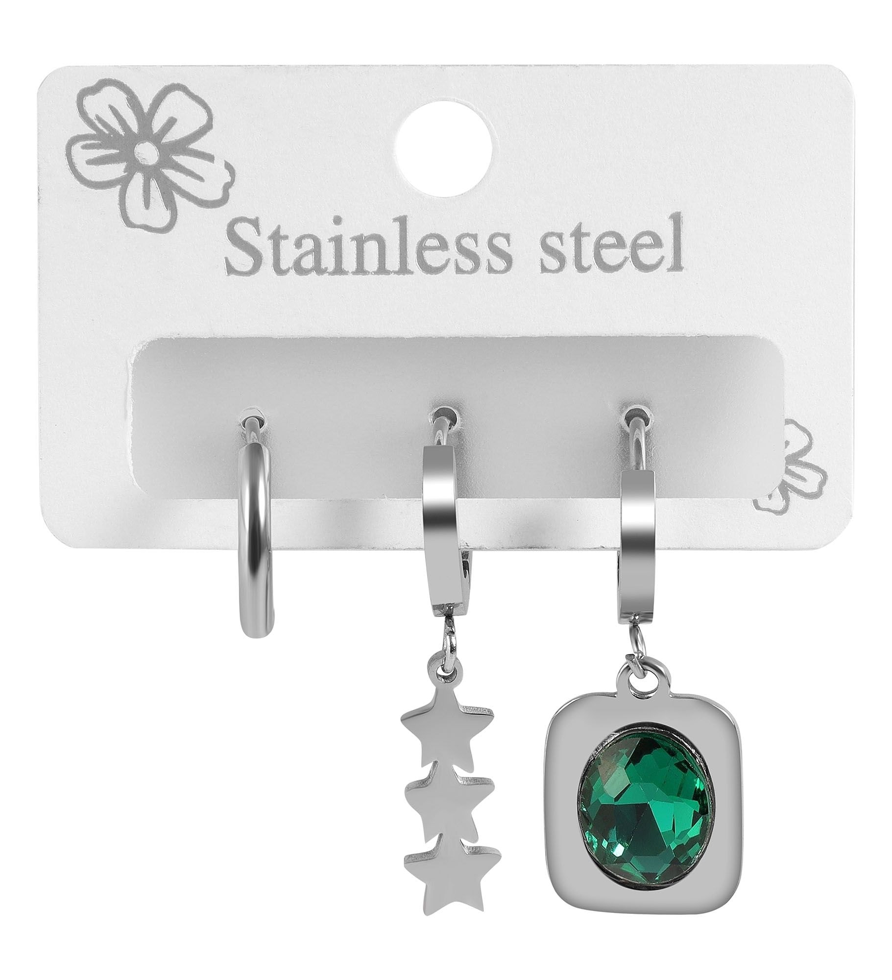 Adelia´s Paar Creolen "Damen Ohrringe – Creole aus Edelstahl" Perfekt zum V günstig online kaufen