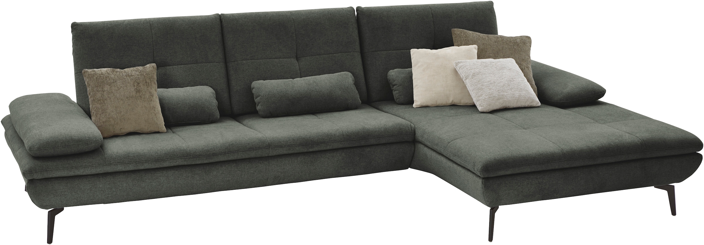 Die PlanBar Ecksofa "MP-IN23002 L-Form" wahlweise mit Armteil- und Sitztief günstig online kaufen
