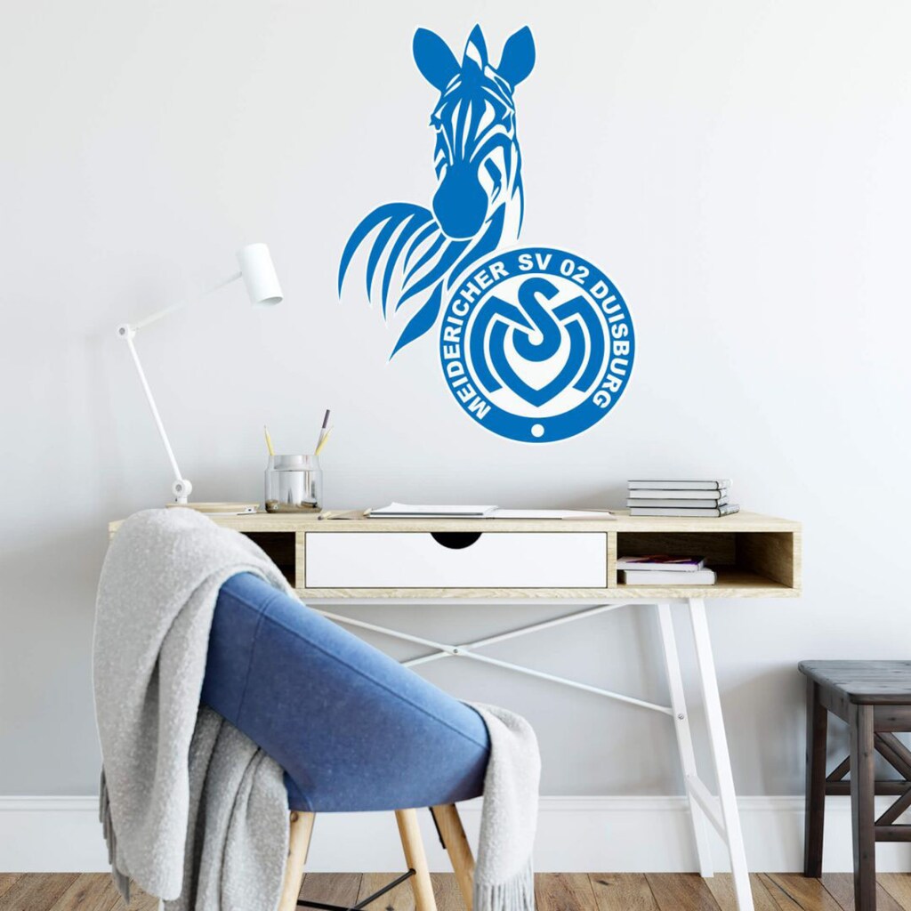 Wall-Art Wandtattoo »Fußball MSV Duisburg Logo«
