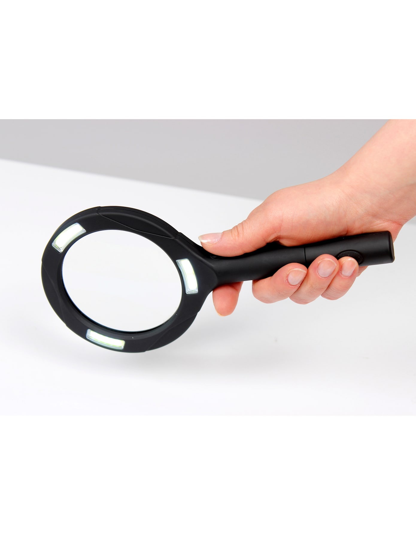 Kinder Leuchtlupeschwarz, Lupen