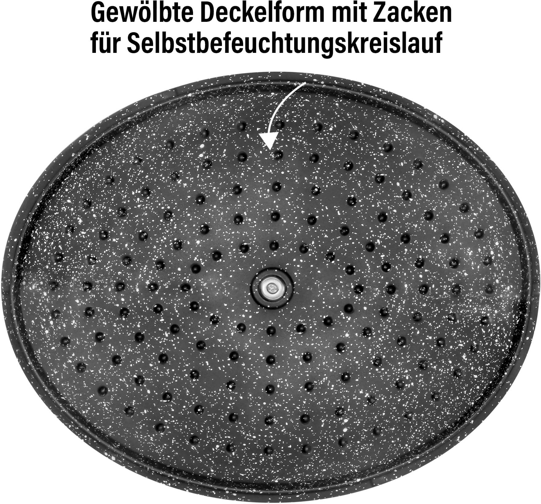 STONELINE Bräter, Aluminiumguss, (1 tlg.), 28 cm, Induktion