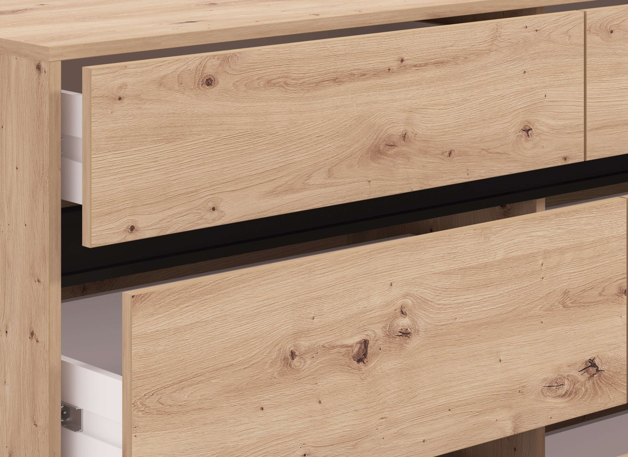 Home affaire Kommode "Marron, Sideboard mit Schubkästen, vielseitig einsetzbar" in 2 Breiten 80 und 157 cm, mit geräumigen Schubladen