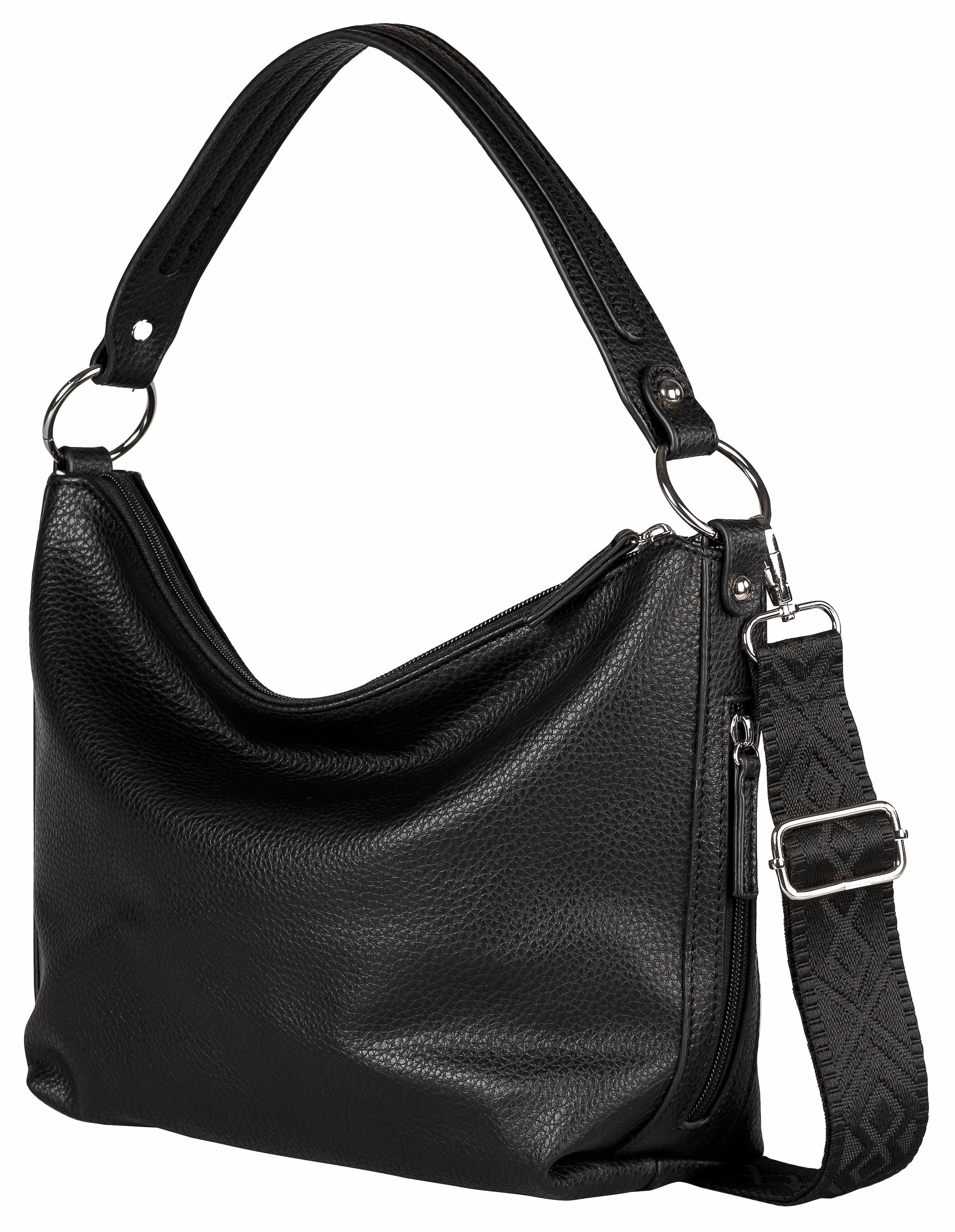 Bruno Banani Schultertasche »Amalfi«, Handtasche Damen Tasche Schulterriemen