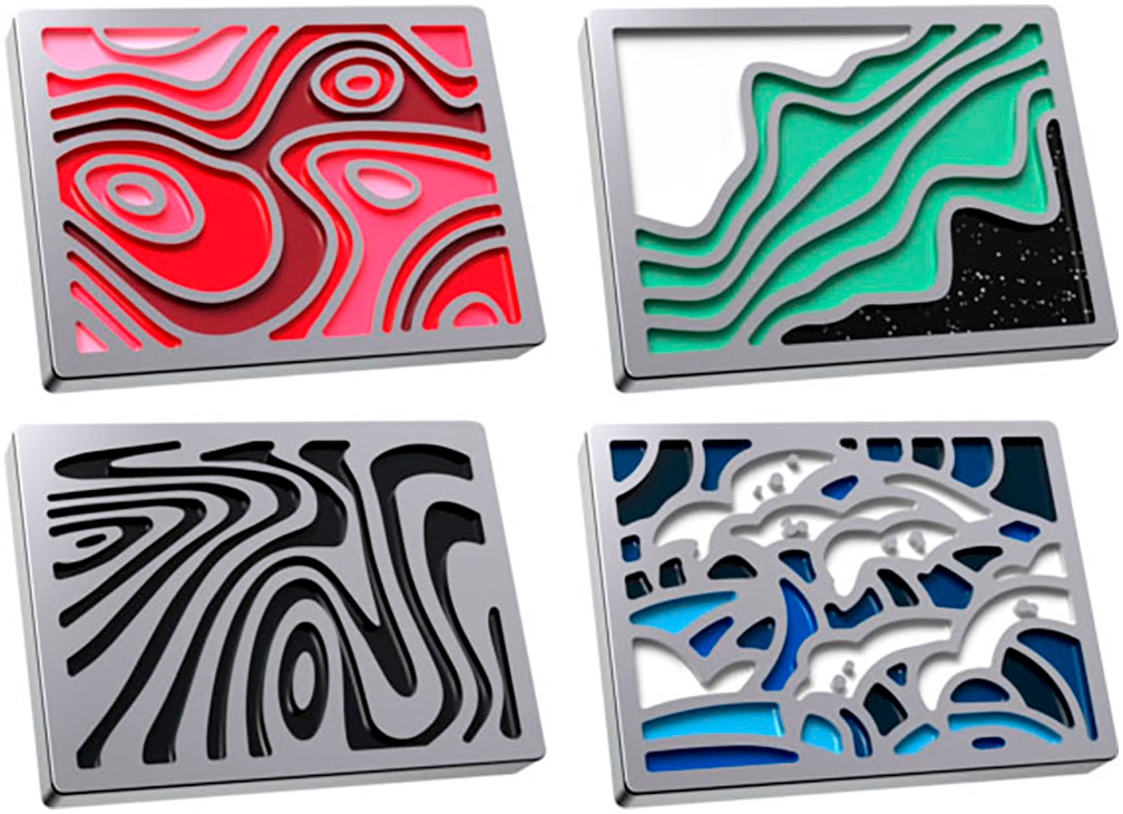 HyperX Schutz-Set »Abstract Series Magnetic Badge (Rise)«