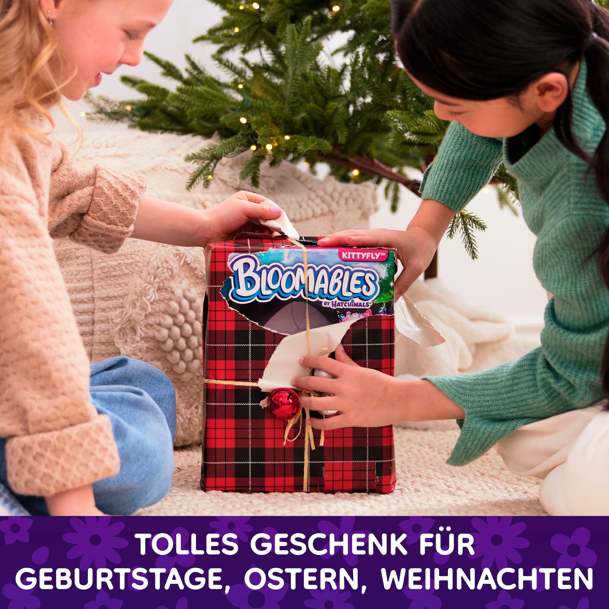 Spin Master Spielfigur »Bloomables von Hatchimals - Kittyfly« mit Sound