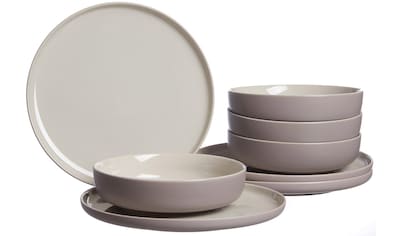 Tafelservice »Teller Set, Geschirr-Set Jasper«, (Set, 8 tlg.)