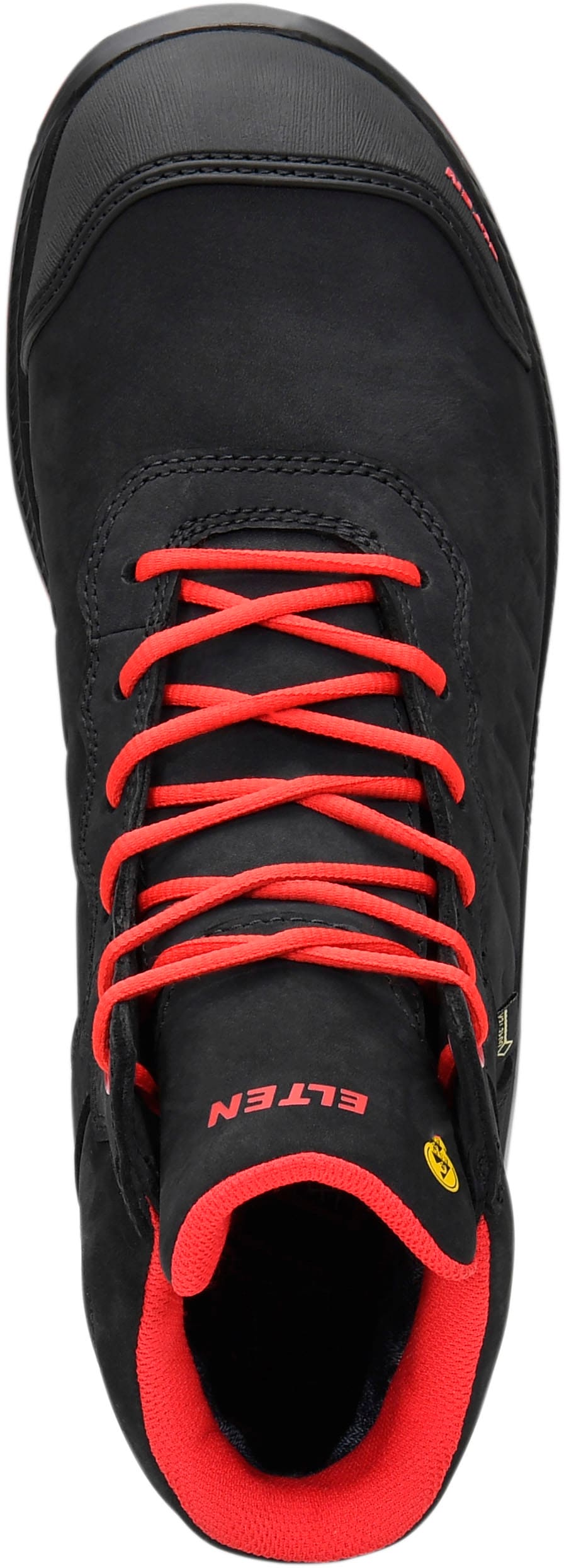 Elten Sicherheitsschuh »STEWART Pro S3 GTX ESD HI XXG CI« | black-red Mid BAUR bestellen online