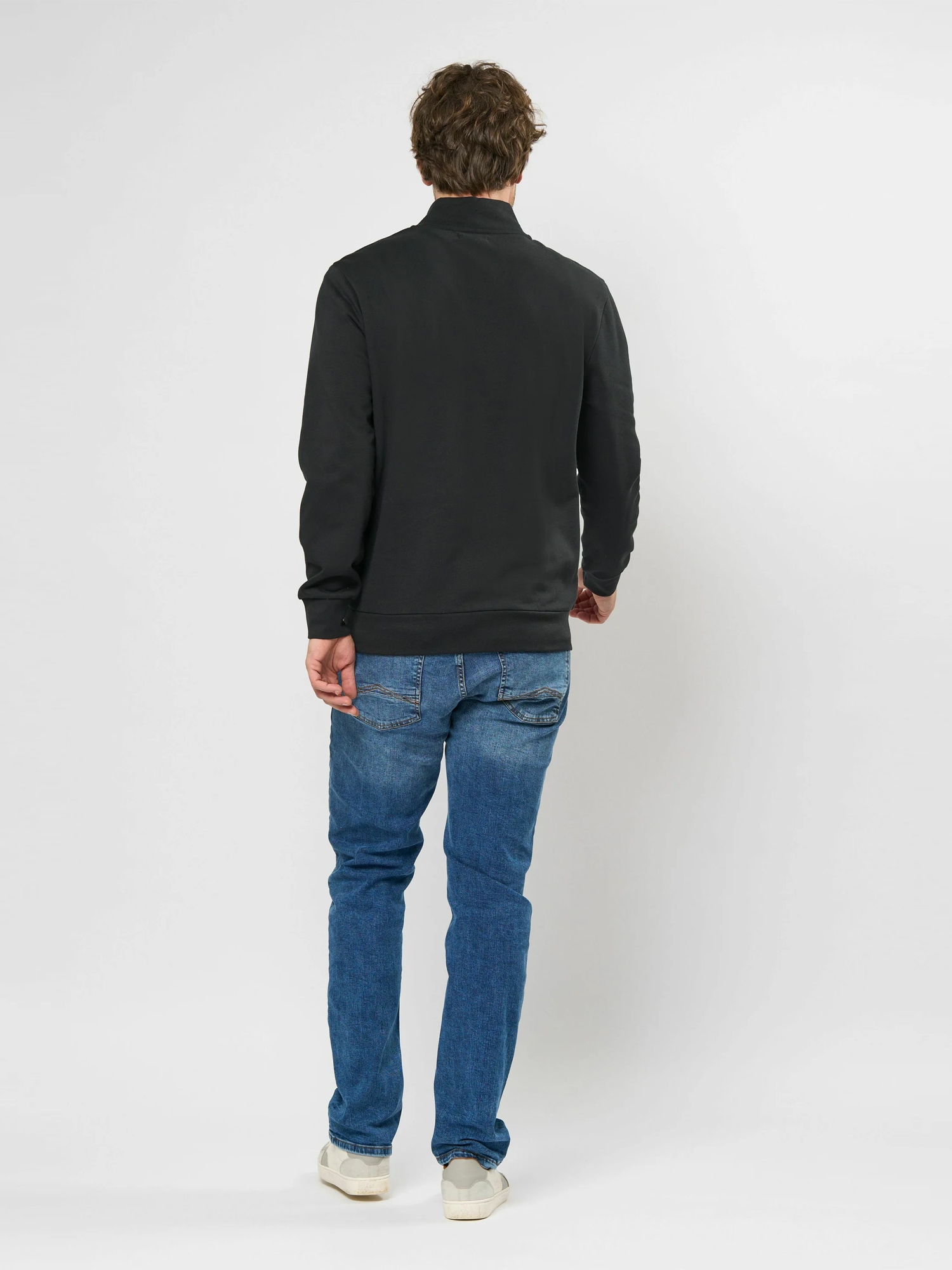 MCS Strickpullover »MCS sweatshirt with half-zip Clement«
