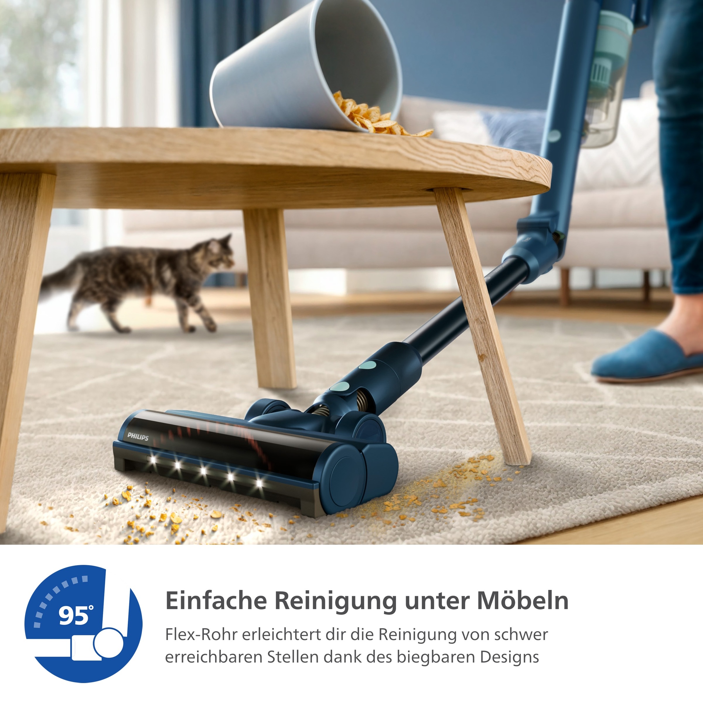 Philips Akku-Hand-und Stielstaubsauger "XC5242/10 5000 Series „Teppichwunde günstig online kaufen