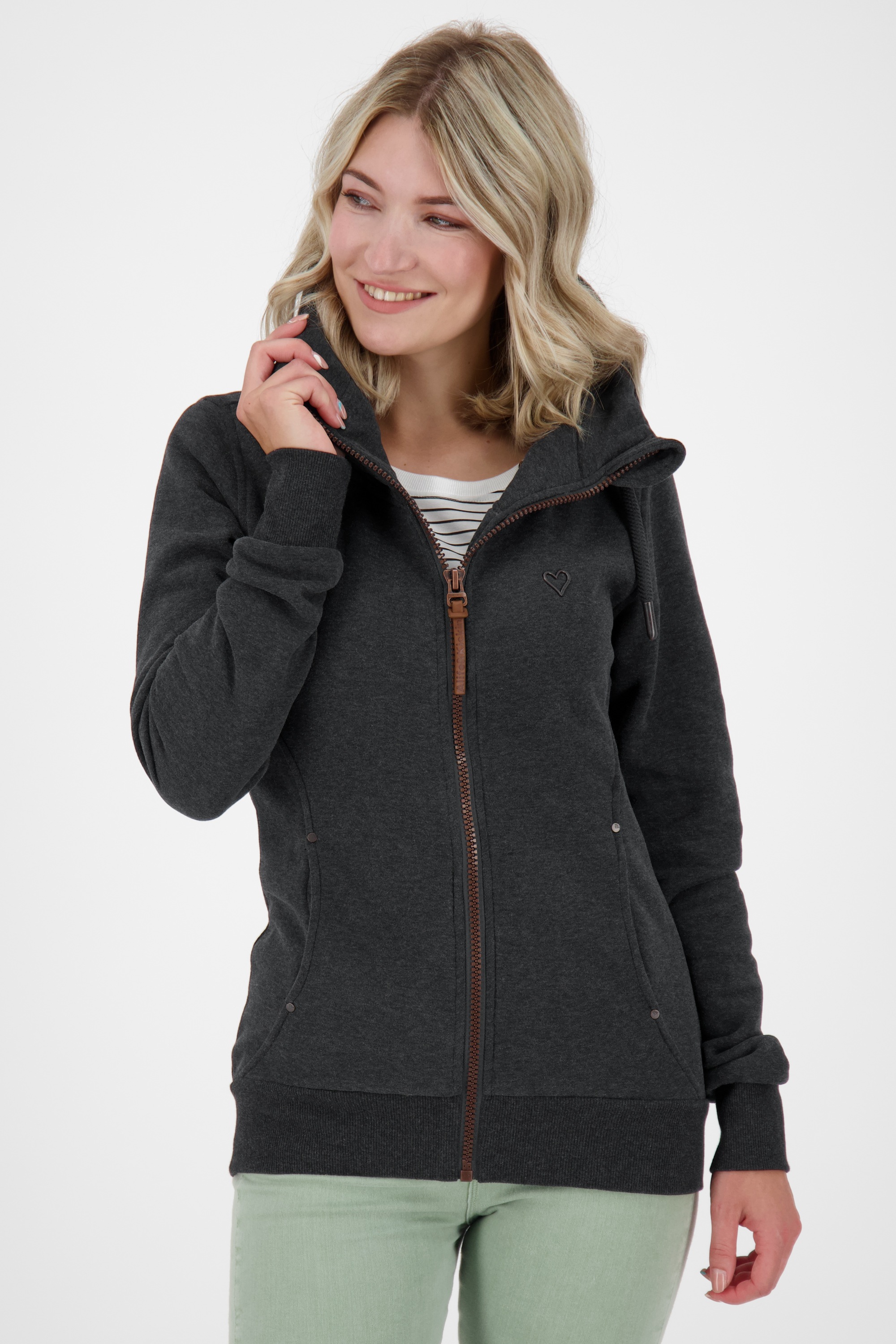 Alife & Kickin Kapuzensweatjacke »Damen VivianAK A«