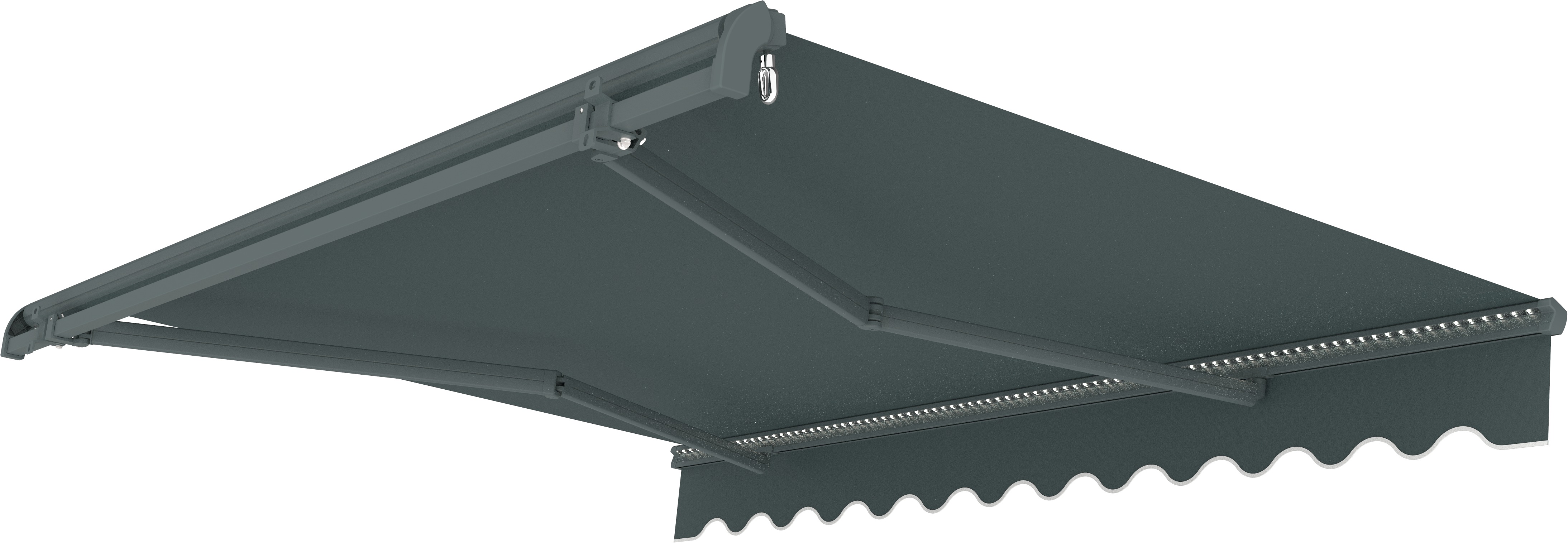 Thumbnail - KONIFERA Gelenkarmmarkise "Luz Sevilla" wasserabweisendes, UV-beständiges, strapazierfähiges Polyester