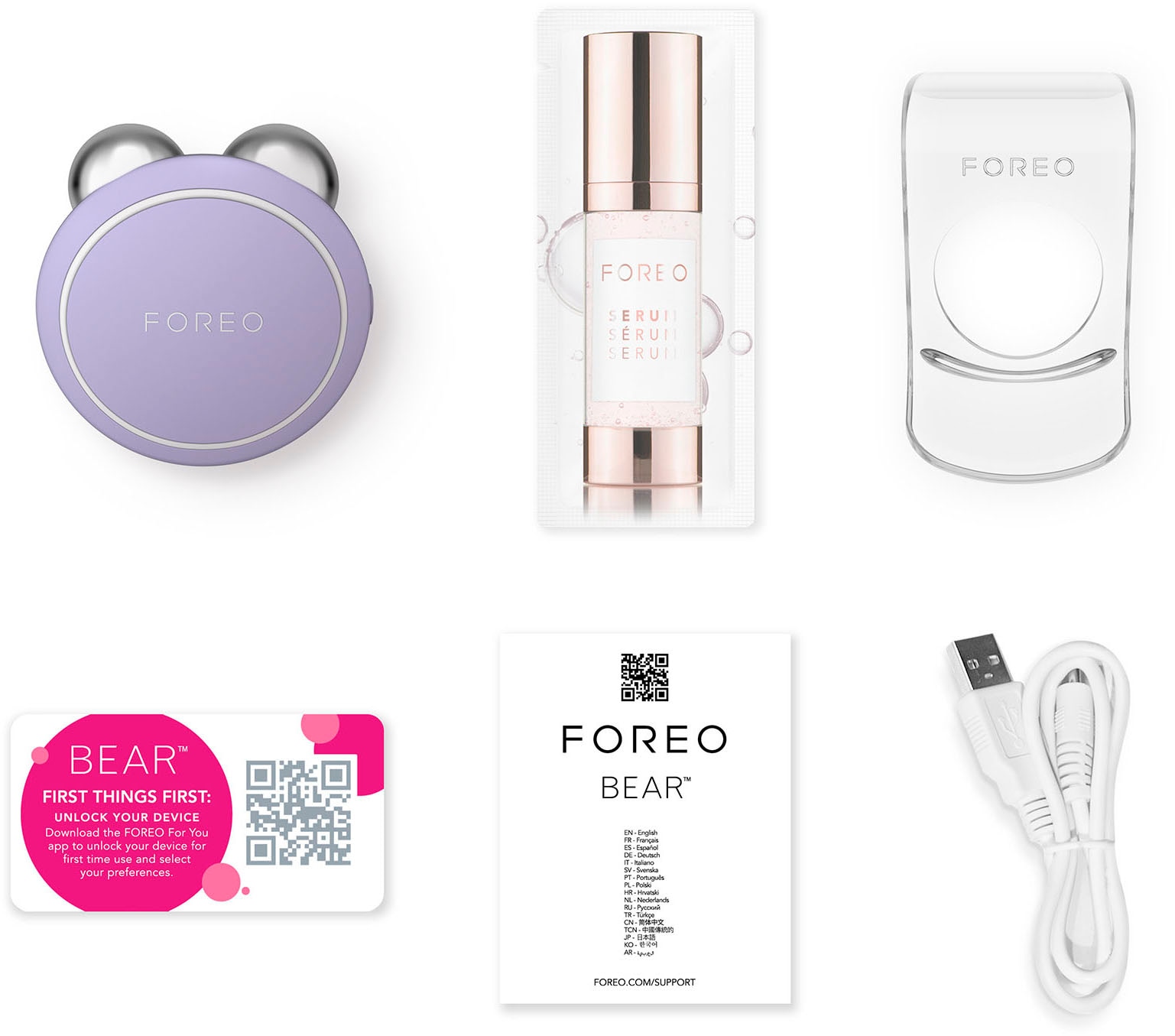 FOREO Anti-Aging-Gerät »BEAR Mini«, Gerät zur Gesichtsstraffung