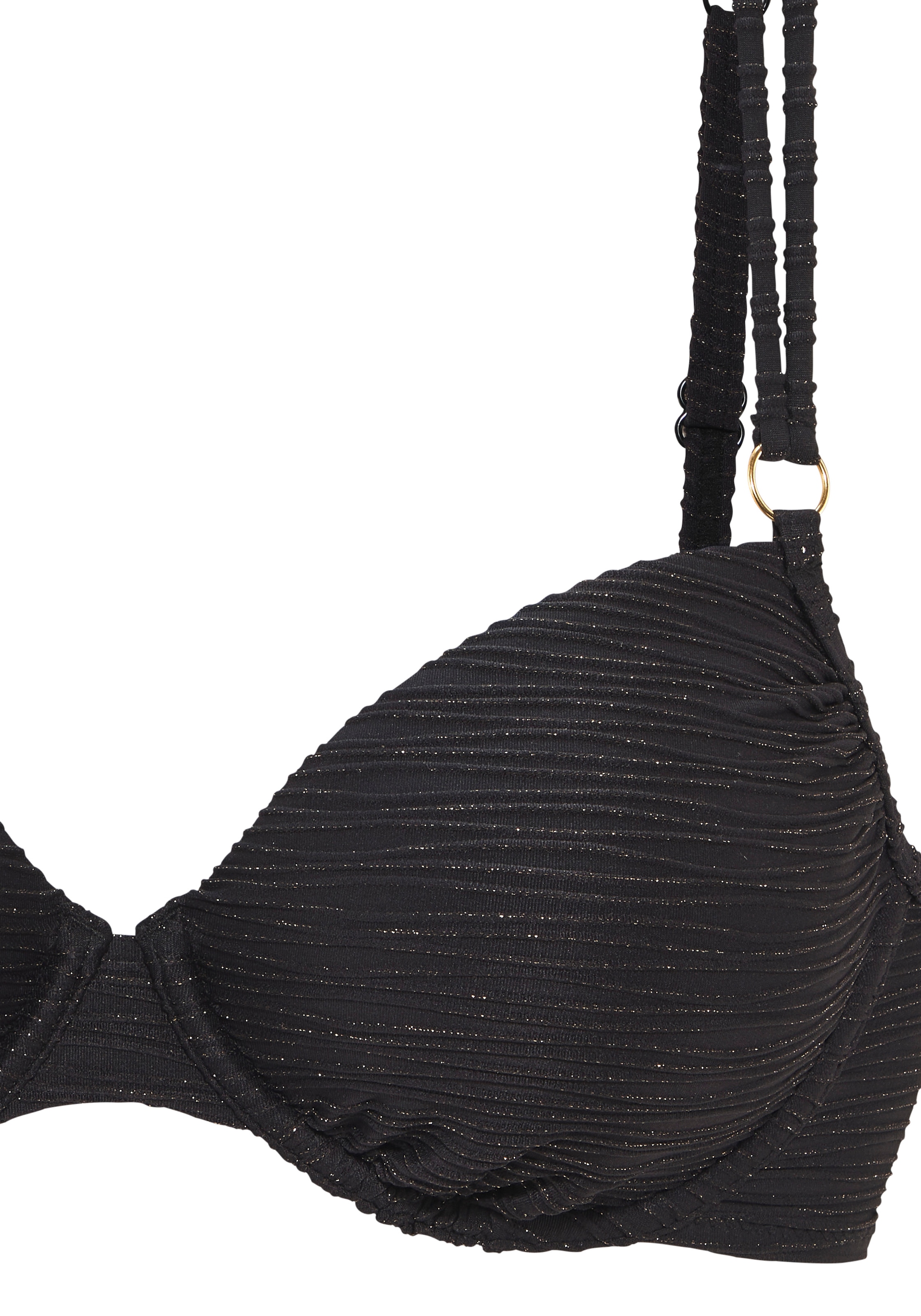 LASCANA Bügel-Bikini 2 Stk. tlg. Glitzer/Strukturware