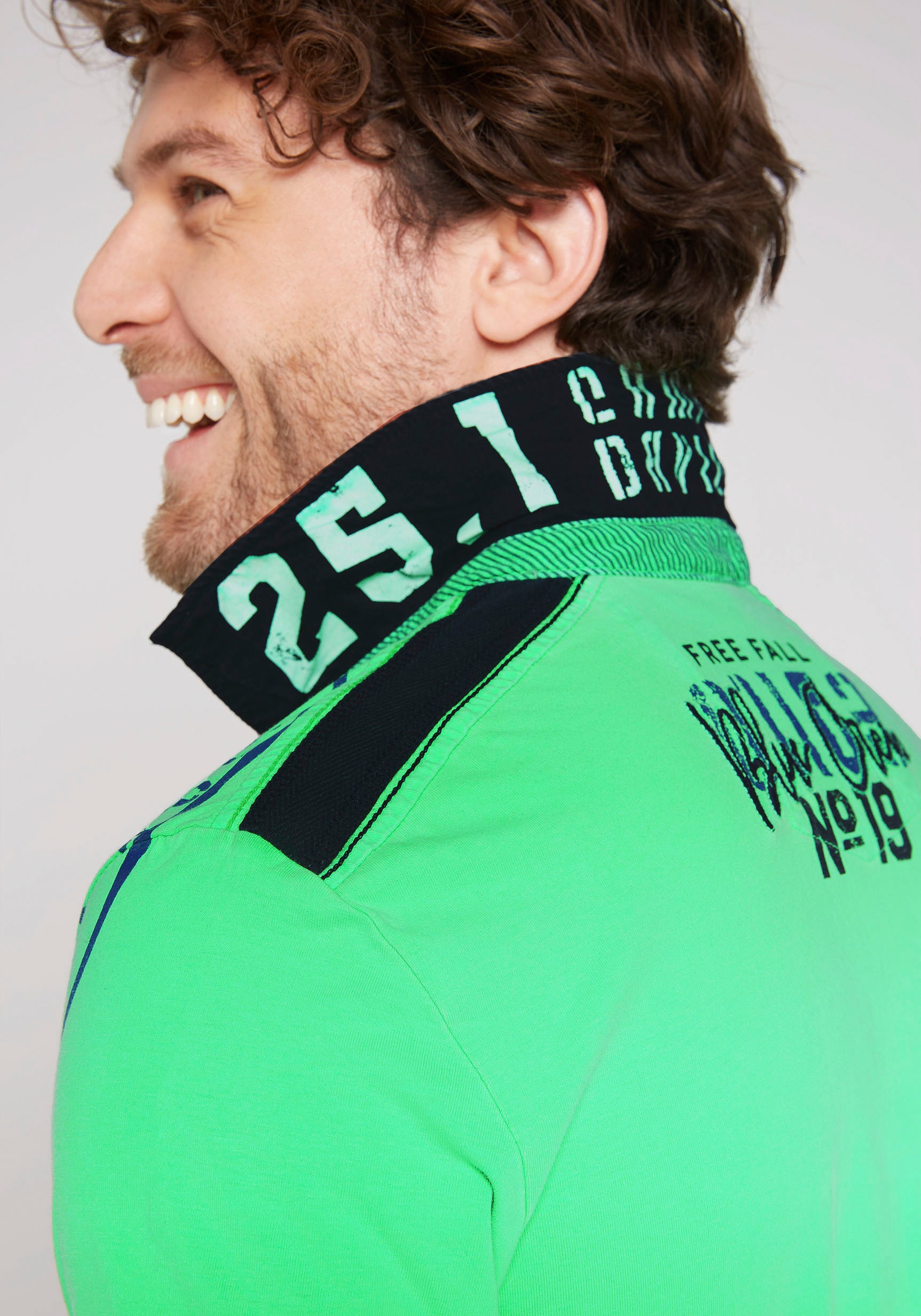 CAMP DAVID Poloshirt, mit Tapes auf den Schultern ▷ für | BAUR