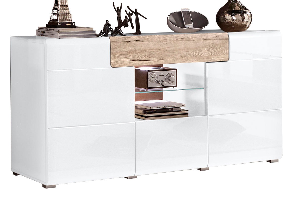 INOSIGN Sideboard "Toledo,Breite 159cm,moderne Anrichte mit dekorative Fräs günstig online kaufen