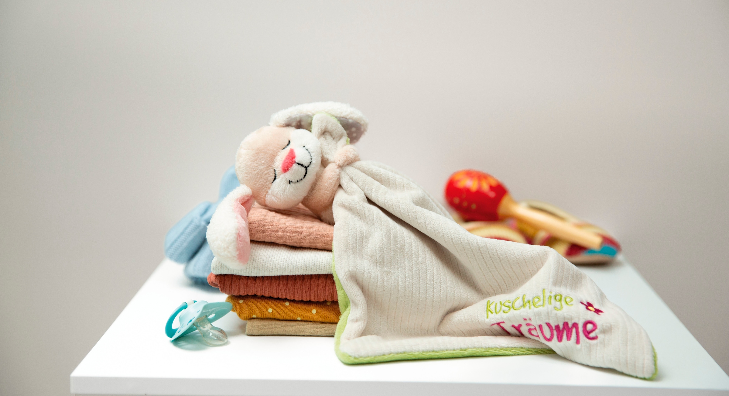 Nici Schmusetuch »My First NICI, Schmusetuch mit Kuscheltier Hase, Kuschelige Träume«, mit aufgestickter Botschaft