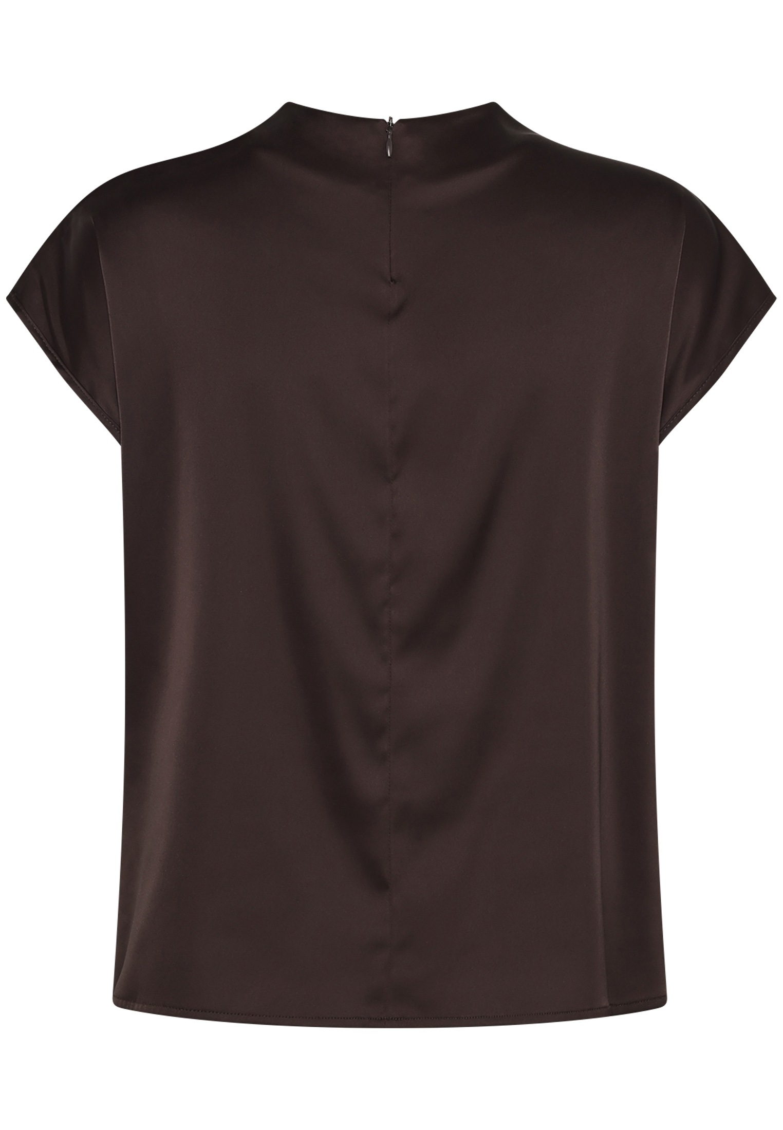 Zero Satinbluse »Damen mit Kragen«