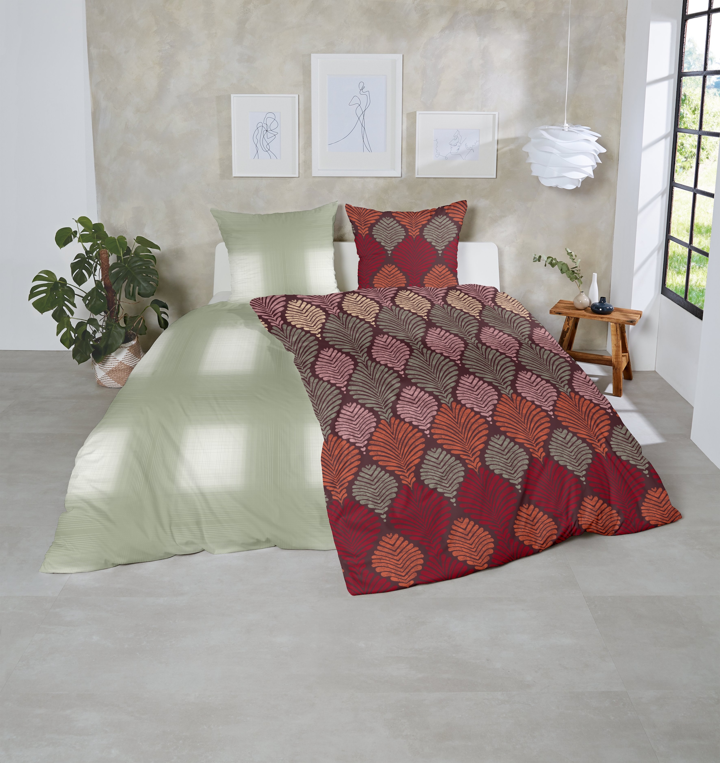 Primera Bettwäsche »Edelflanell-Bettwäsche Marakesh« 2 Stk. tlg. mit orientalischem Flair