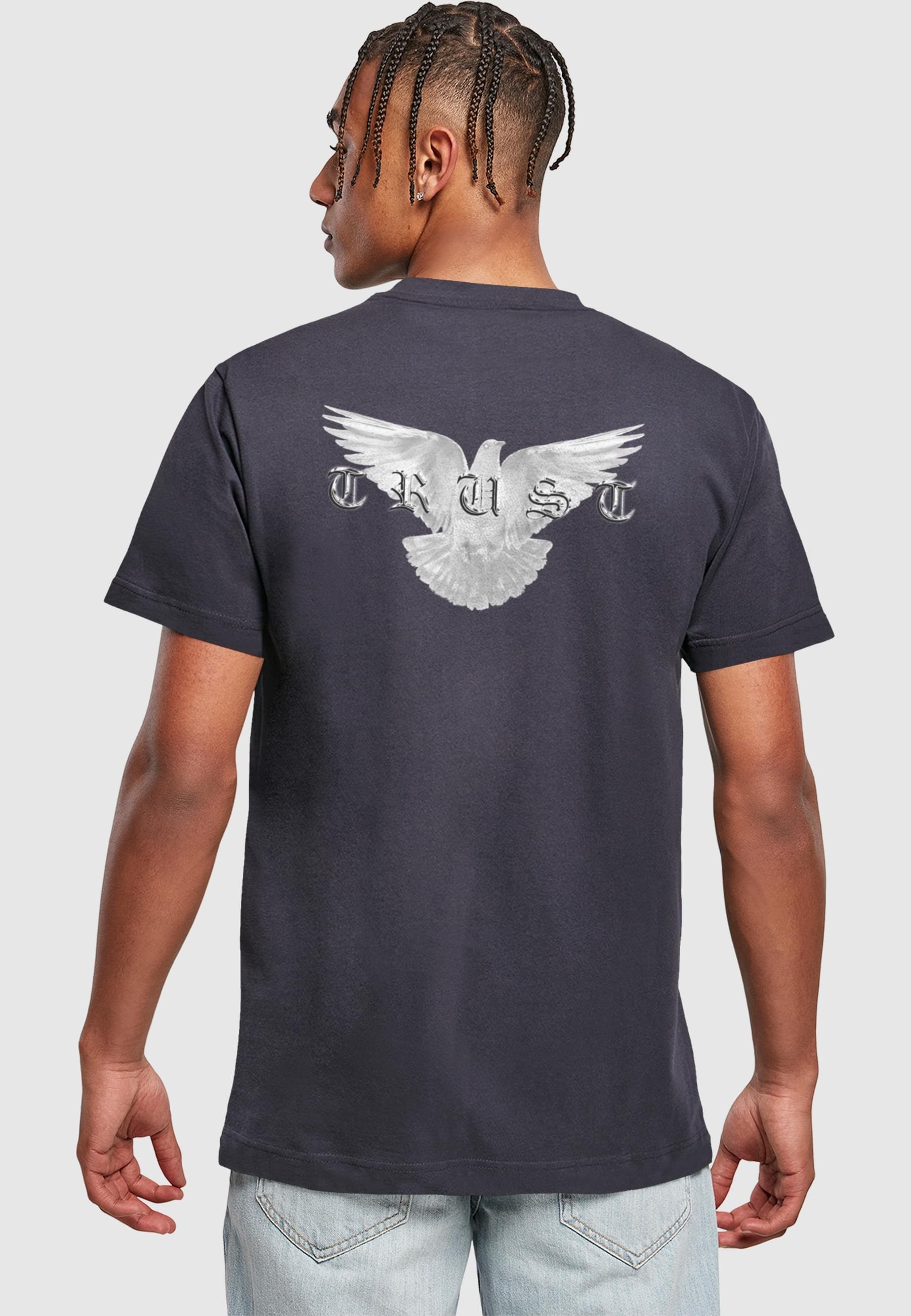 MisterTee T-Shirt »MisterTee Herren Trust Dove T-Shirt«, (1 tlg.)