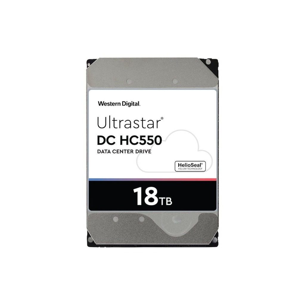 Western Digital HDD-Festplatte »Ultrastar DC HC550 18TB SAS«, 3,5 Zoll, Anschluss SATA III