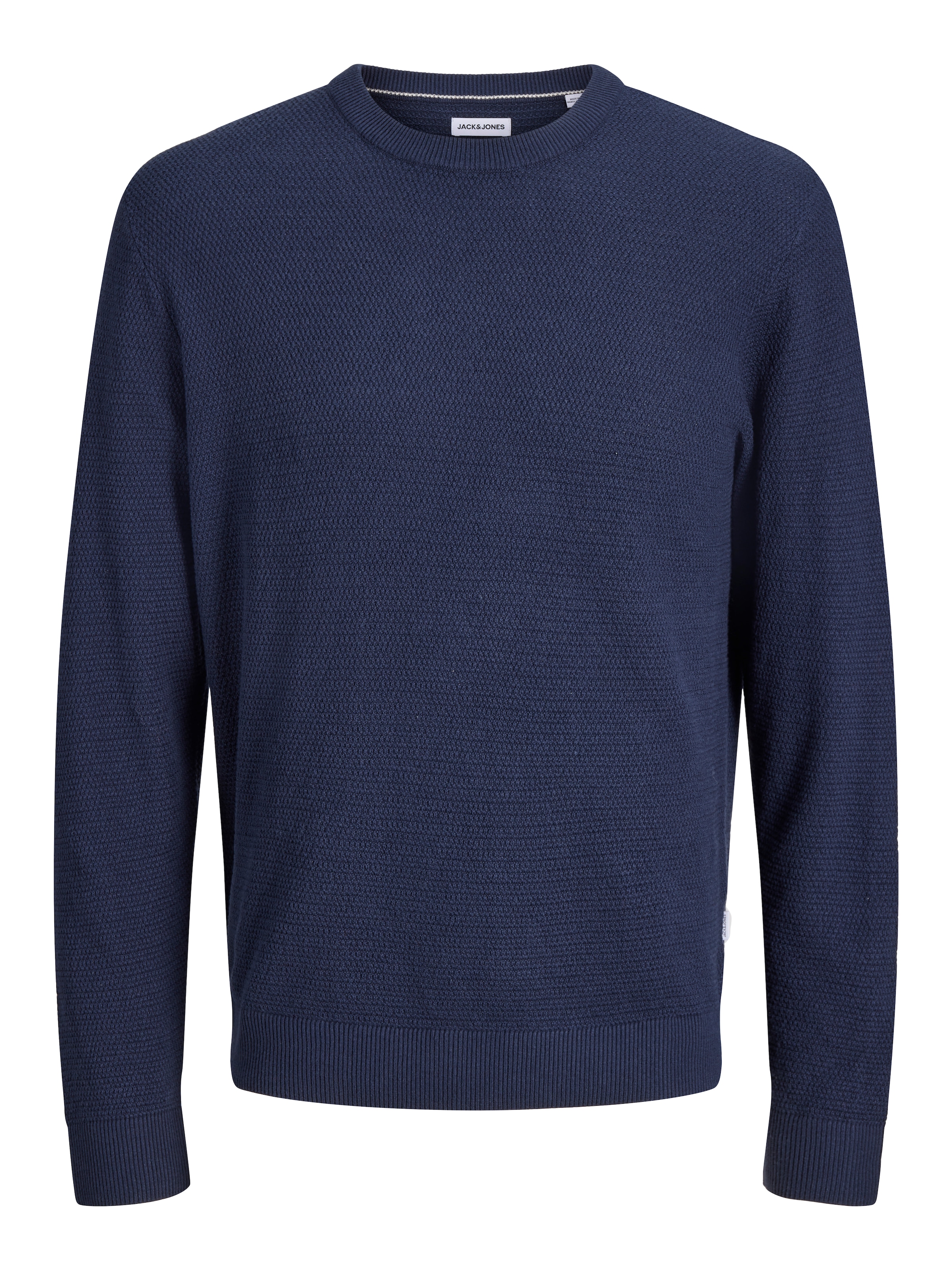 Jack & Jones PlusSize Rundhalspullover »JJERYDER KNIT CREW NECK SN PLS« Baumwolle, normal geschnitten