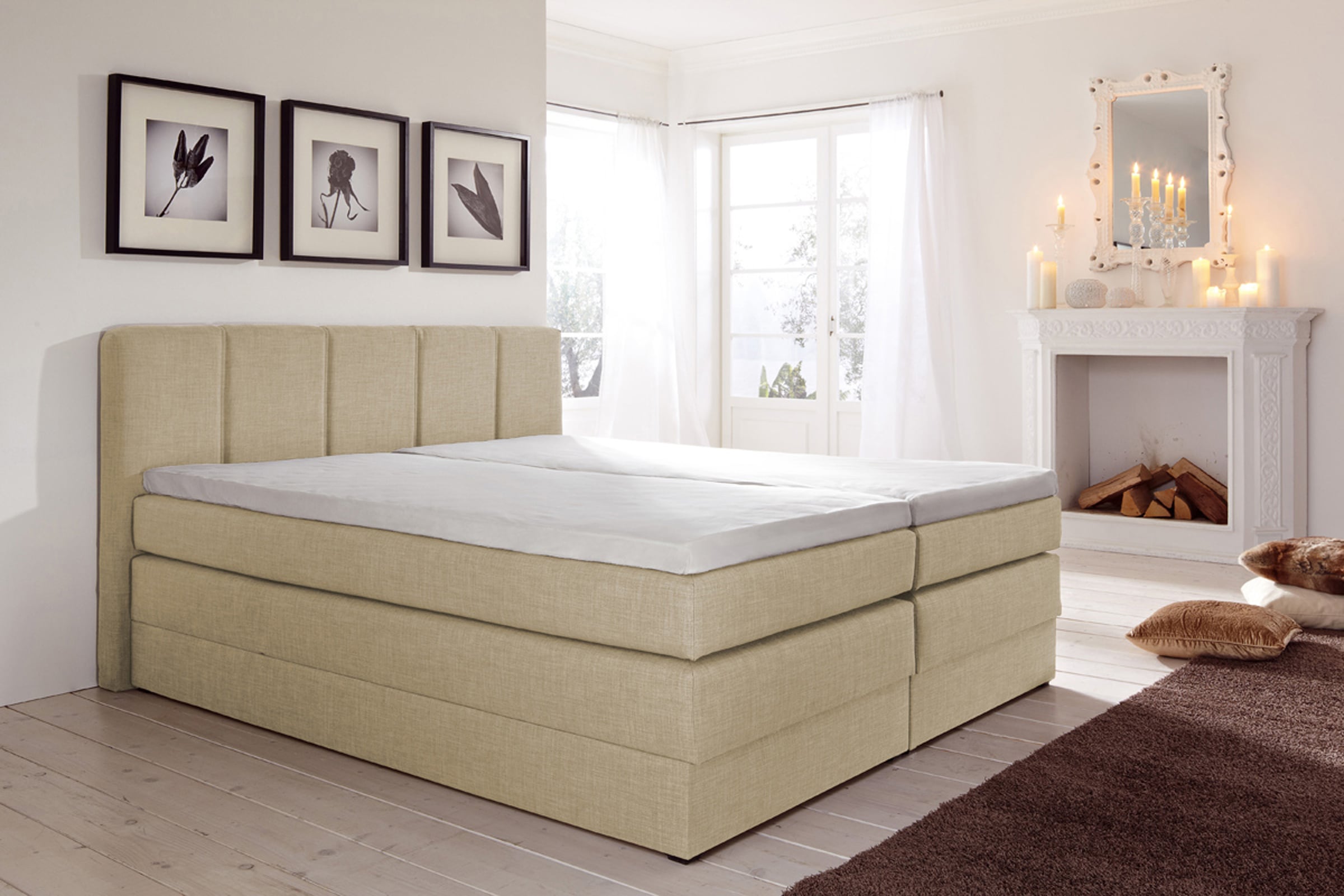 hapo Boxspringbett, mit Bettkasten