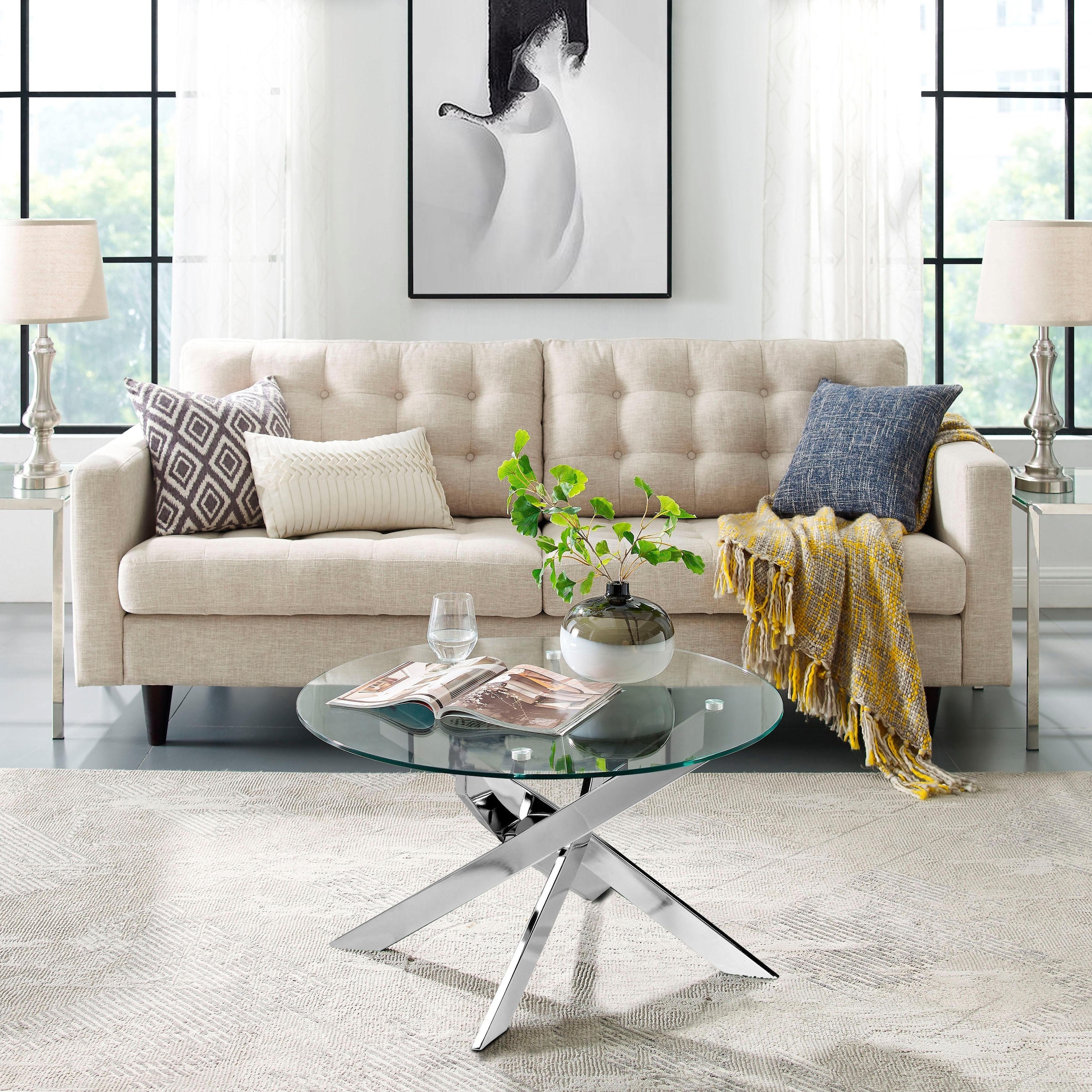 Leonique Couchtisch »Luzie, TOPSELLER!, OTTOs Choice«, in modernem Design, Glastisch