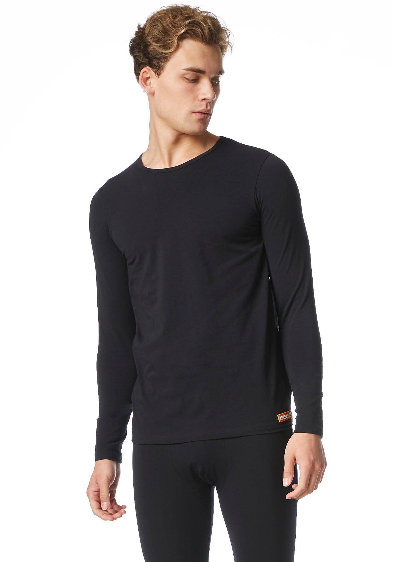 Bruno Banani Unterhemd "Warm Up", mit kontrastfarbenen Markenlabel günstig online kaufen