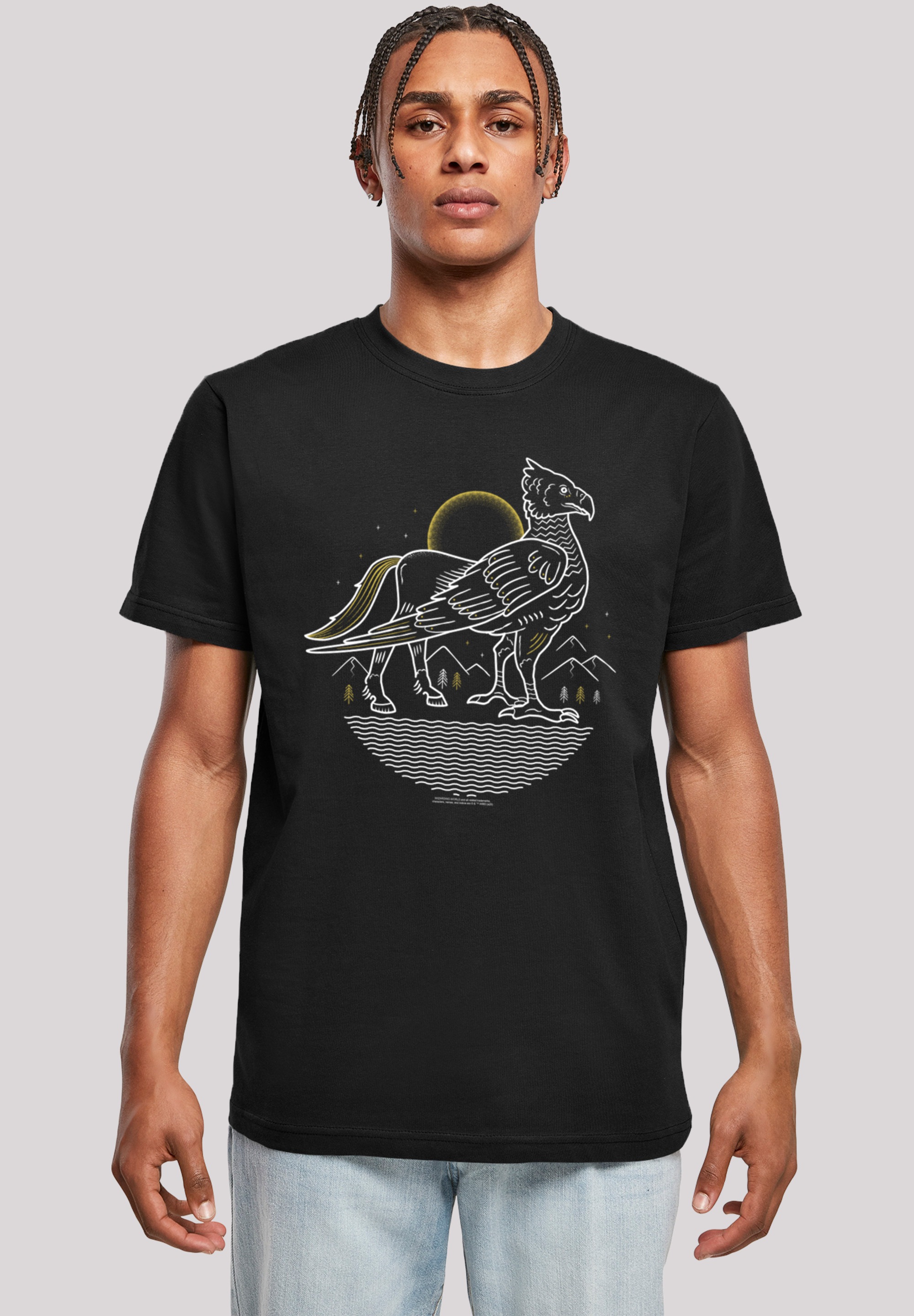 F4NT4STIC T-Shirt "Harry Potter Buckbeak Line Art", Print günstig online kaufen