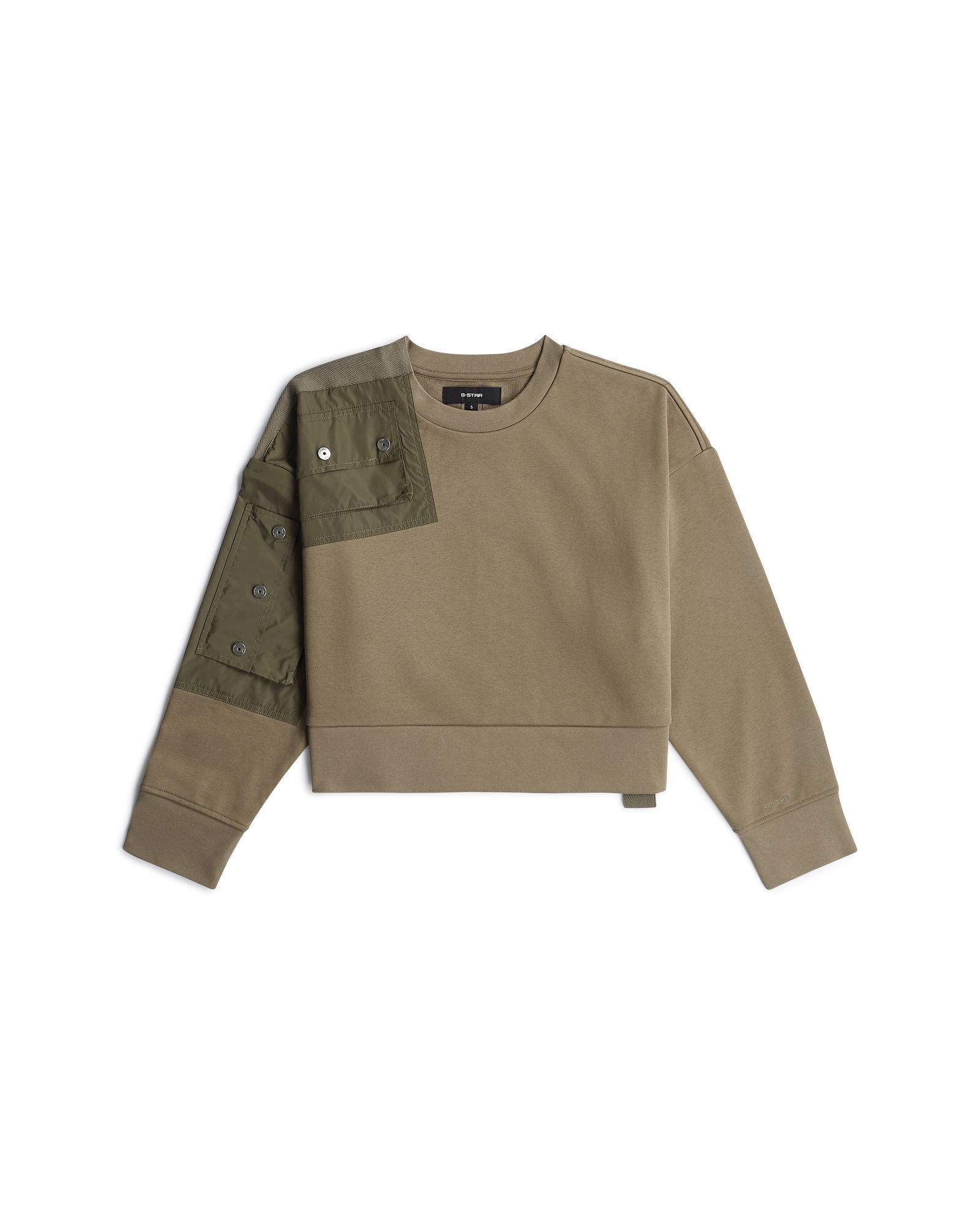 G-STAR Longpullover »Heritage Hardware Loose Cropped Sweatshirt«