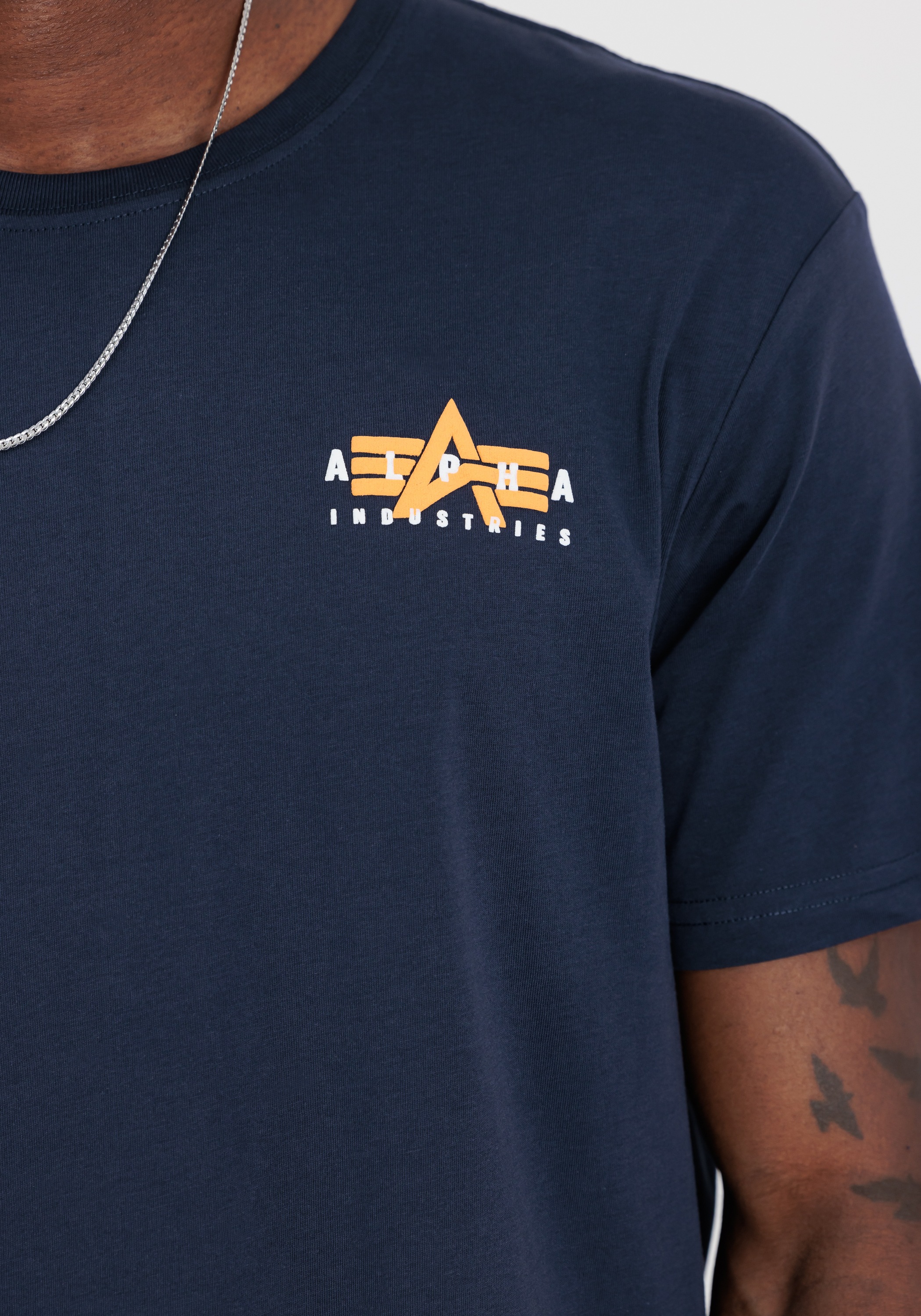 Alpha Industries T-Shirt »Puff Print Logo Backprint T-Shirt T-Shirt«