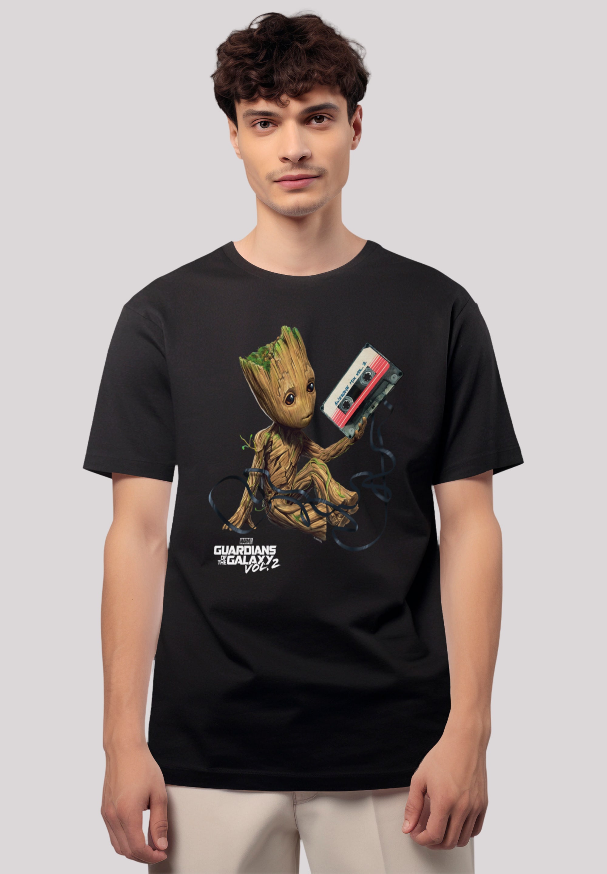 F4NT4STIC T-Shirt "Marvel Guardians Of The Galaxy Vol2 Groot Tape", Premium günstig online kaufen